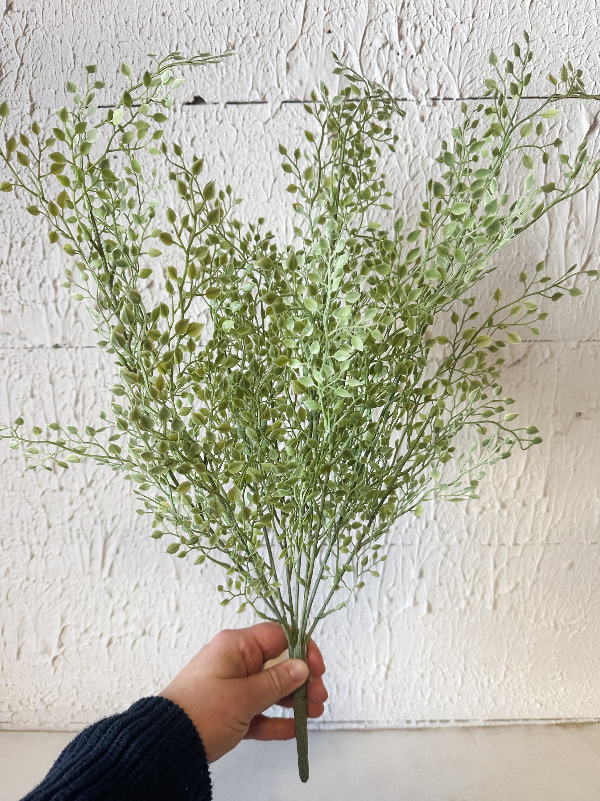 Dusty Green Baby Tears Faux Bush at the Rustic Barn in Killingworth, CT