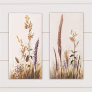 Embossed Colorful Floral Wall Art