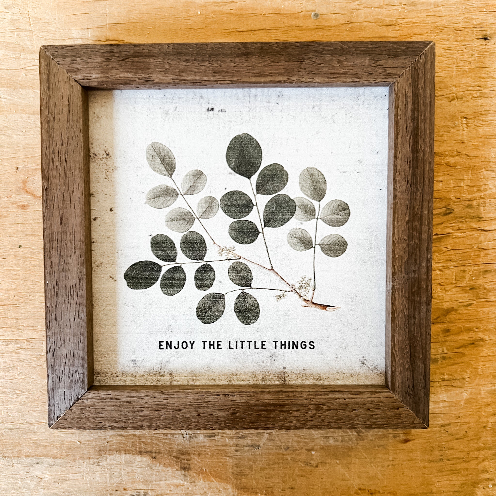 Enjoy The Little Things Wall Art