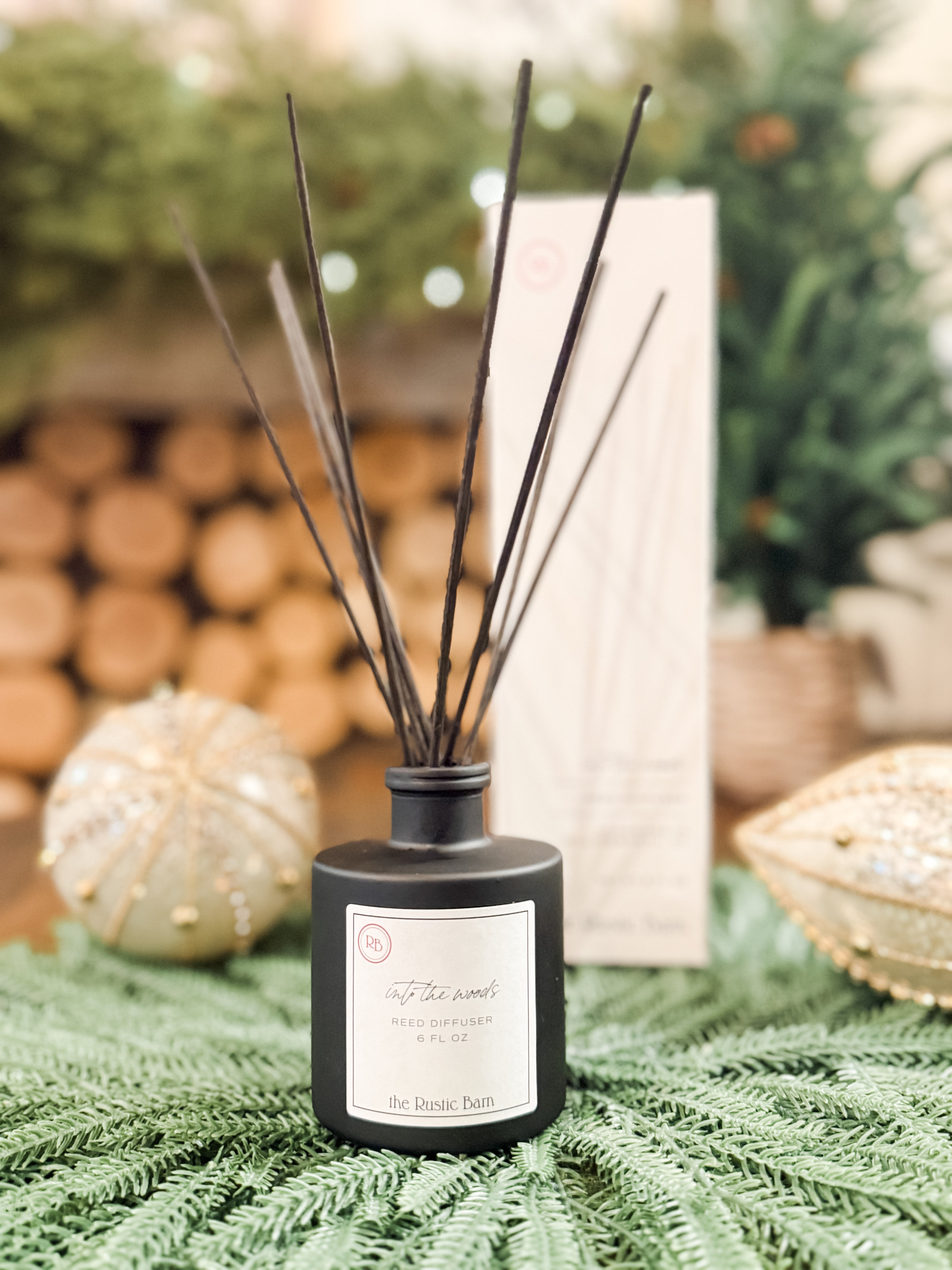 eucalyptus, spruce, and evergreen reed diffusers at The Rustic Barn in Killingworth CT