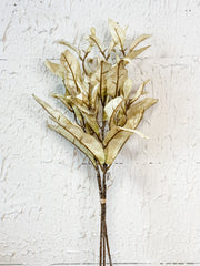 citron color fall laurel leaf stem at the rustic barn in killingworth ct