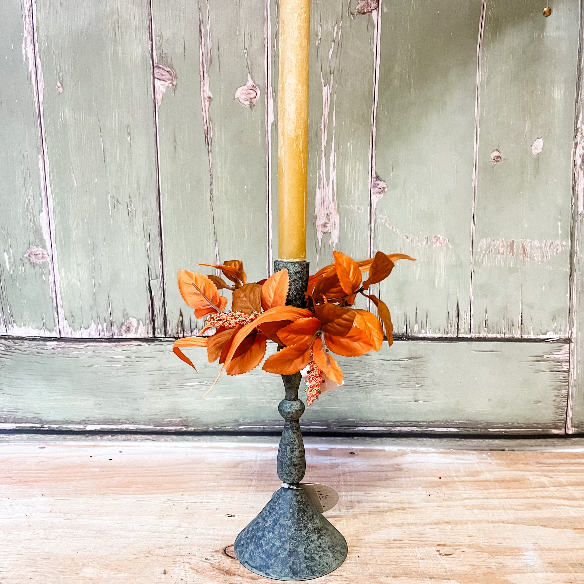 Fall Orange Candle Ring