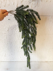faux fir hanging bush at The Rustic Barn in Killingworth CT