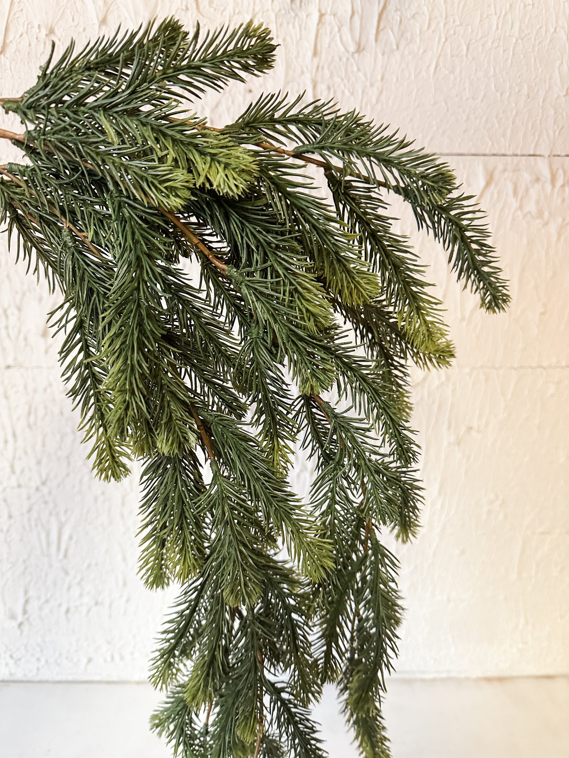faux fir hanging bush at The Rustic Barn in Killingworth CT
