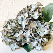 faux light blue spring hydrangea at the rustic barn in killingworth ct