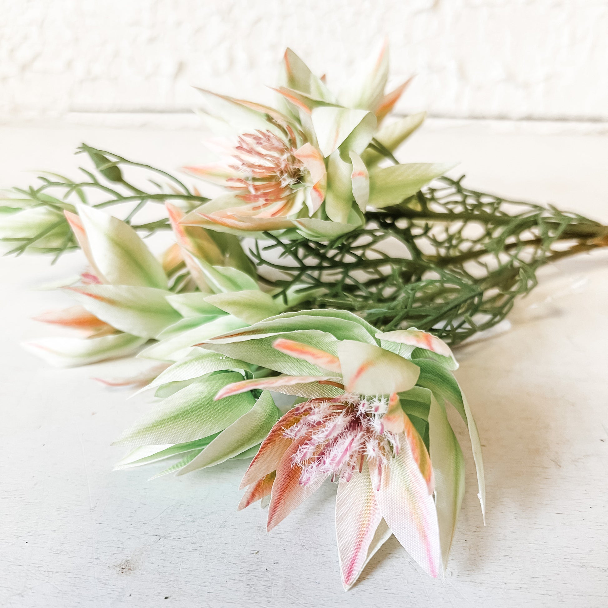 faux spring coreopsis green stem at the rustic barn in killingworth ct