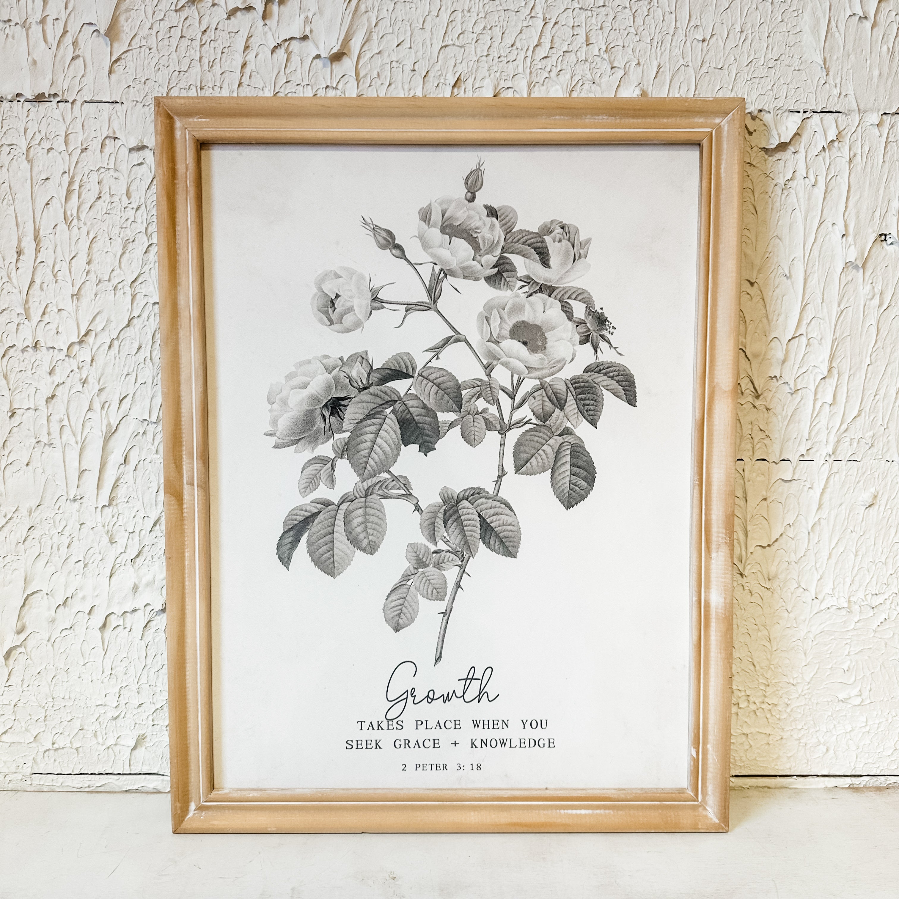 Framed Botanicals With Bible Verses