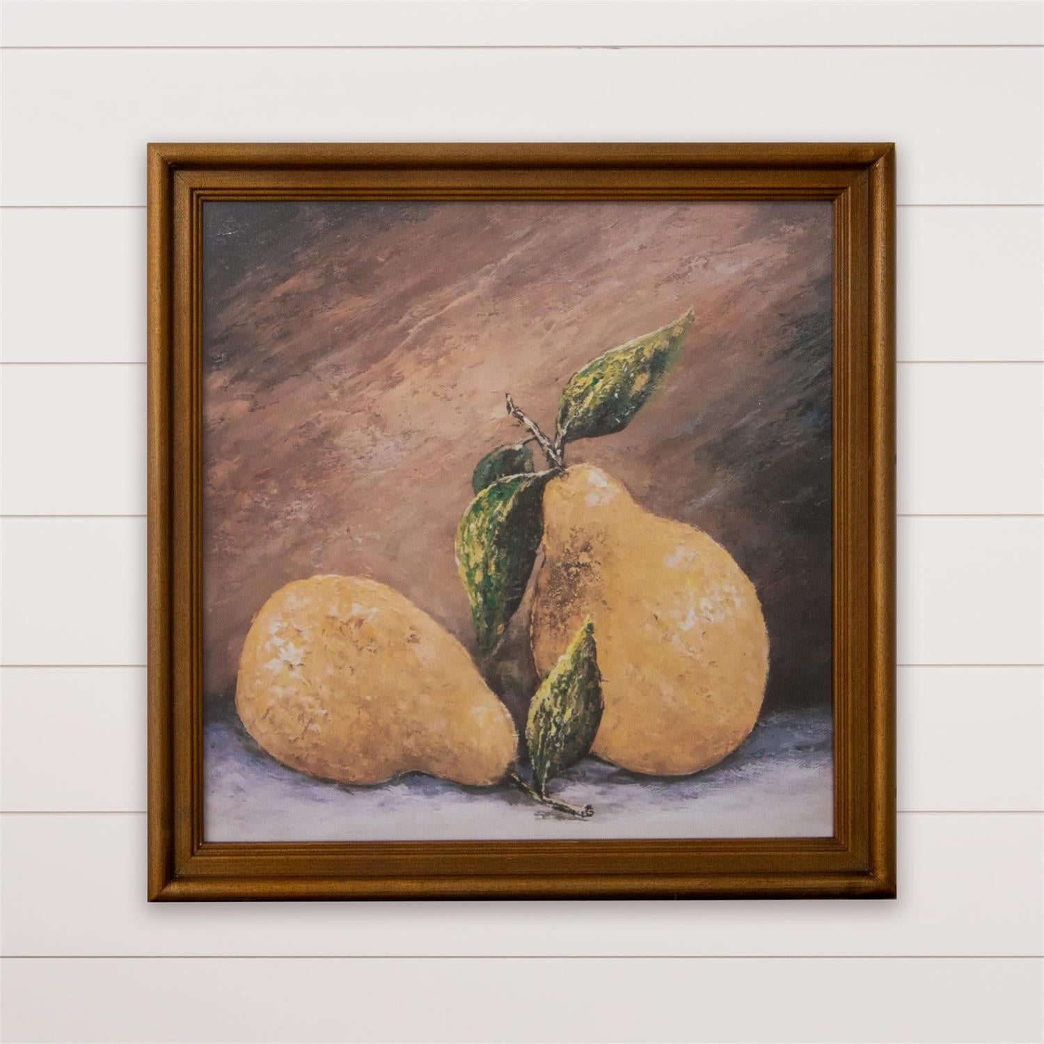 Framed Print Golden Pears