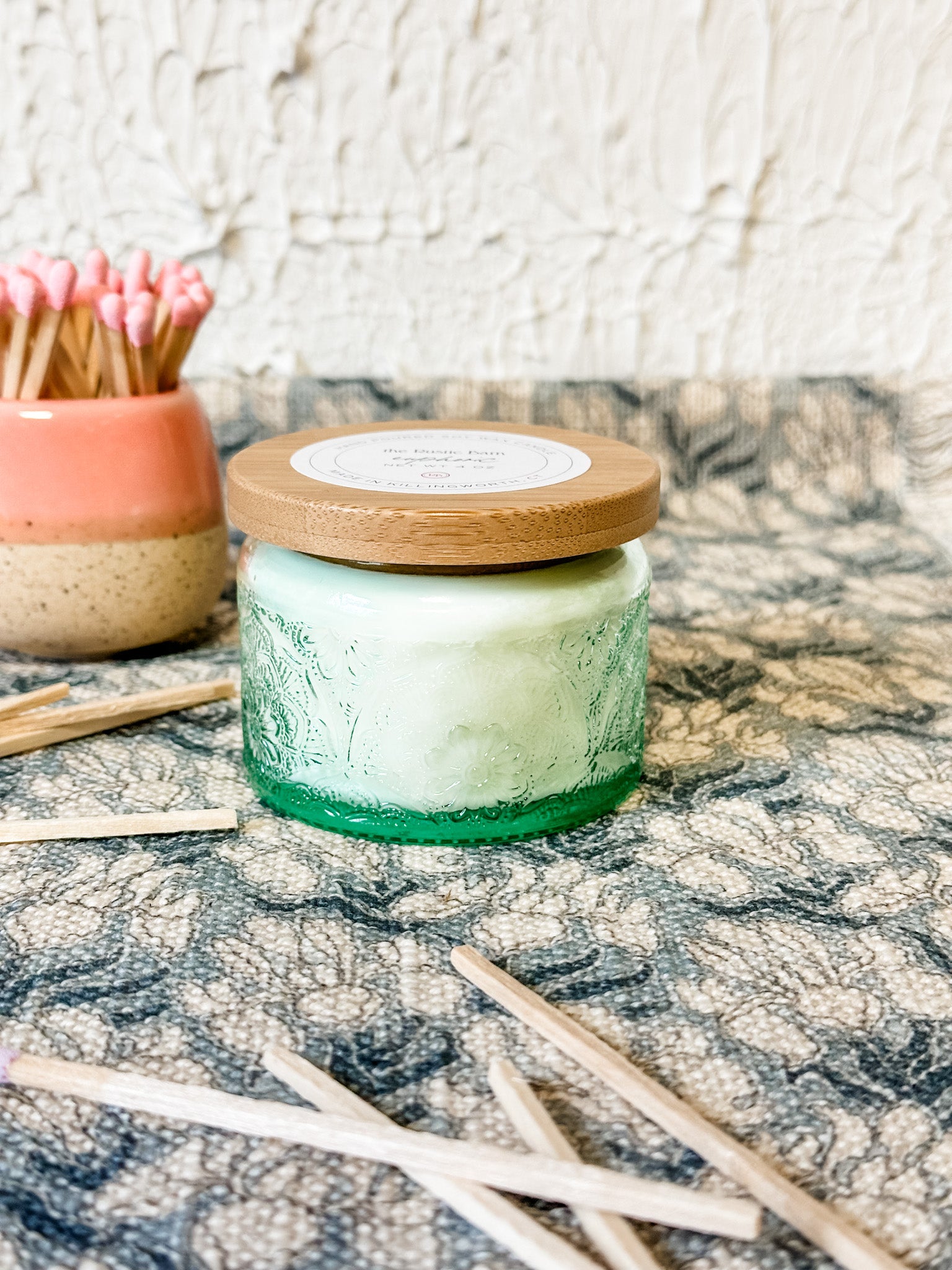 fruity scented summer soy candle at the rustic barn in killingworth ct