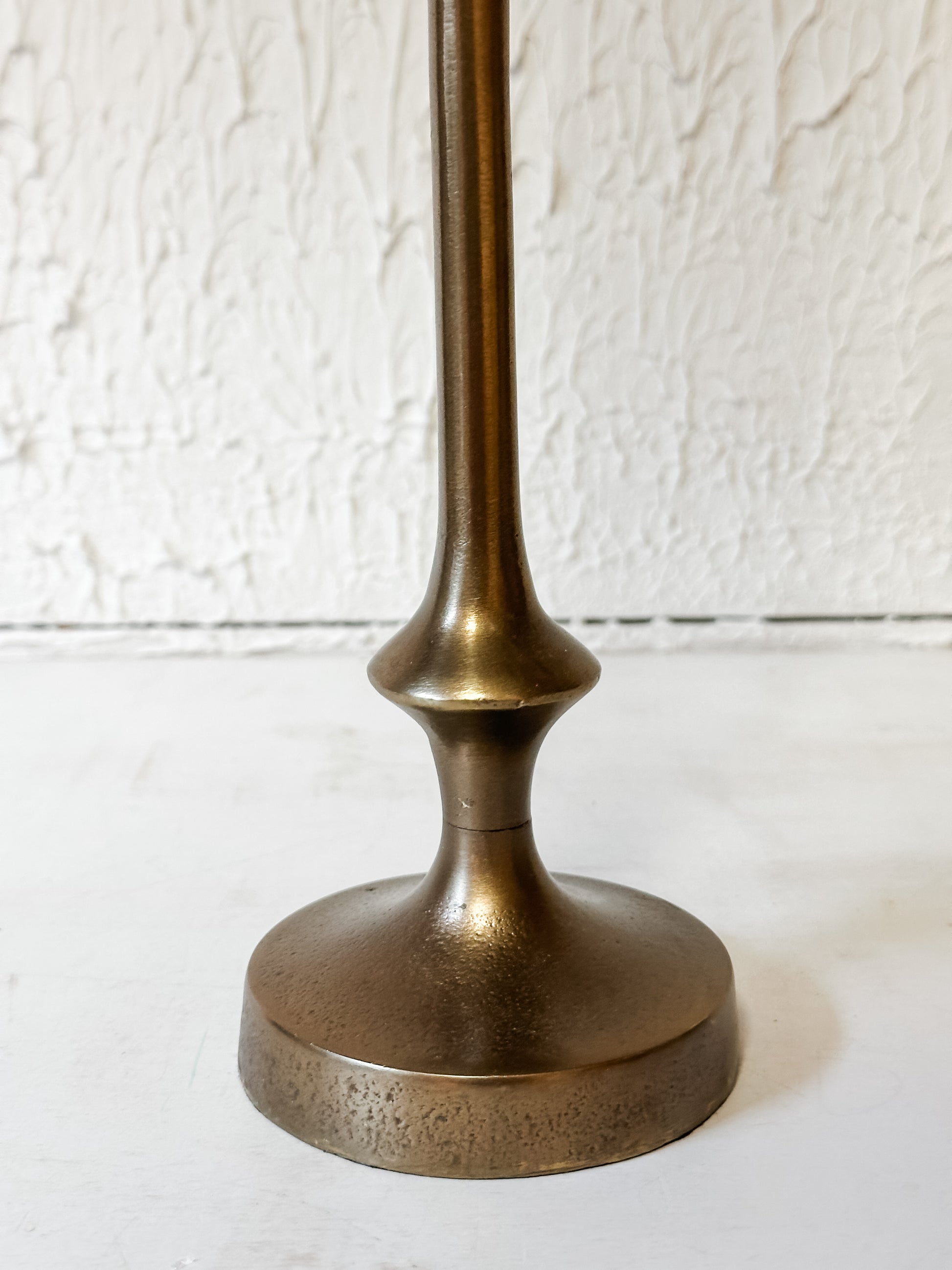 gold finish taper holder at The Rustic Barn in Killingworth CT