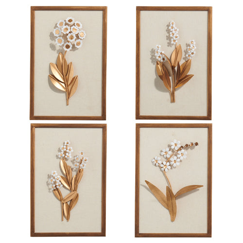 Pressed Metal Flower Print