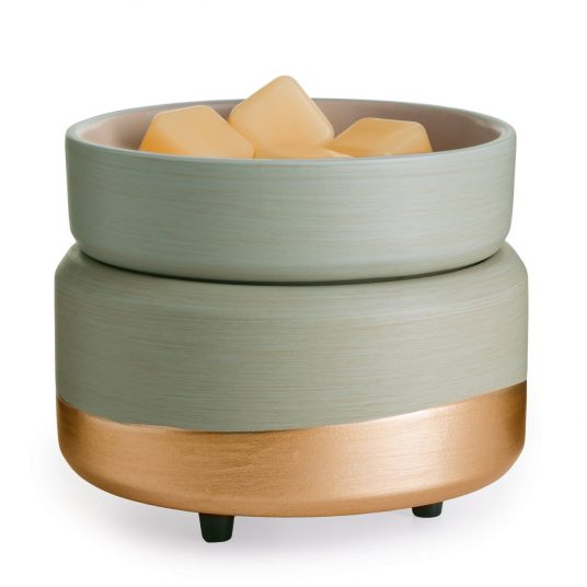 Grey, Beige & Green Wax Warmer