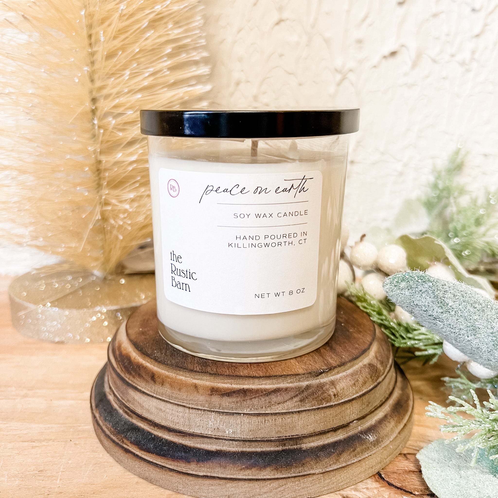 Peace On Earth Hand Poured Soy Candle