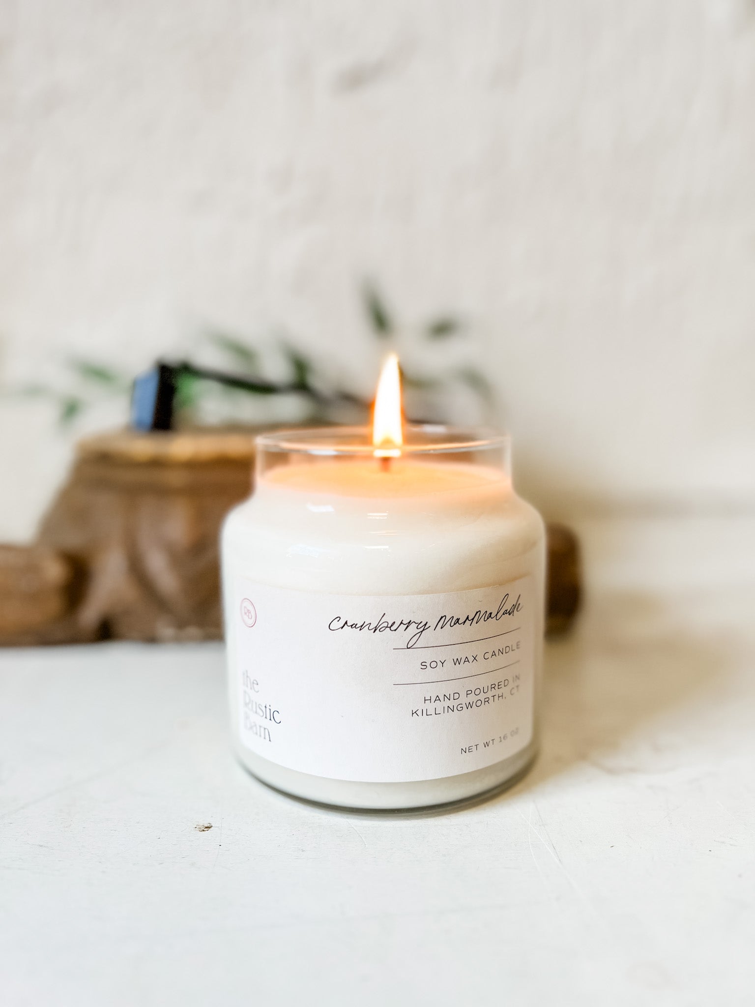 Cranberry Marmalade Hand Poured Soy Candle