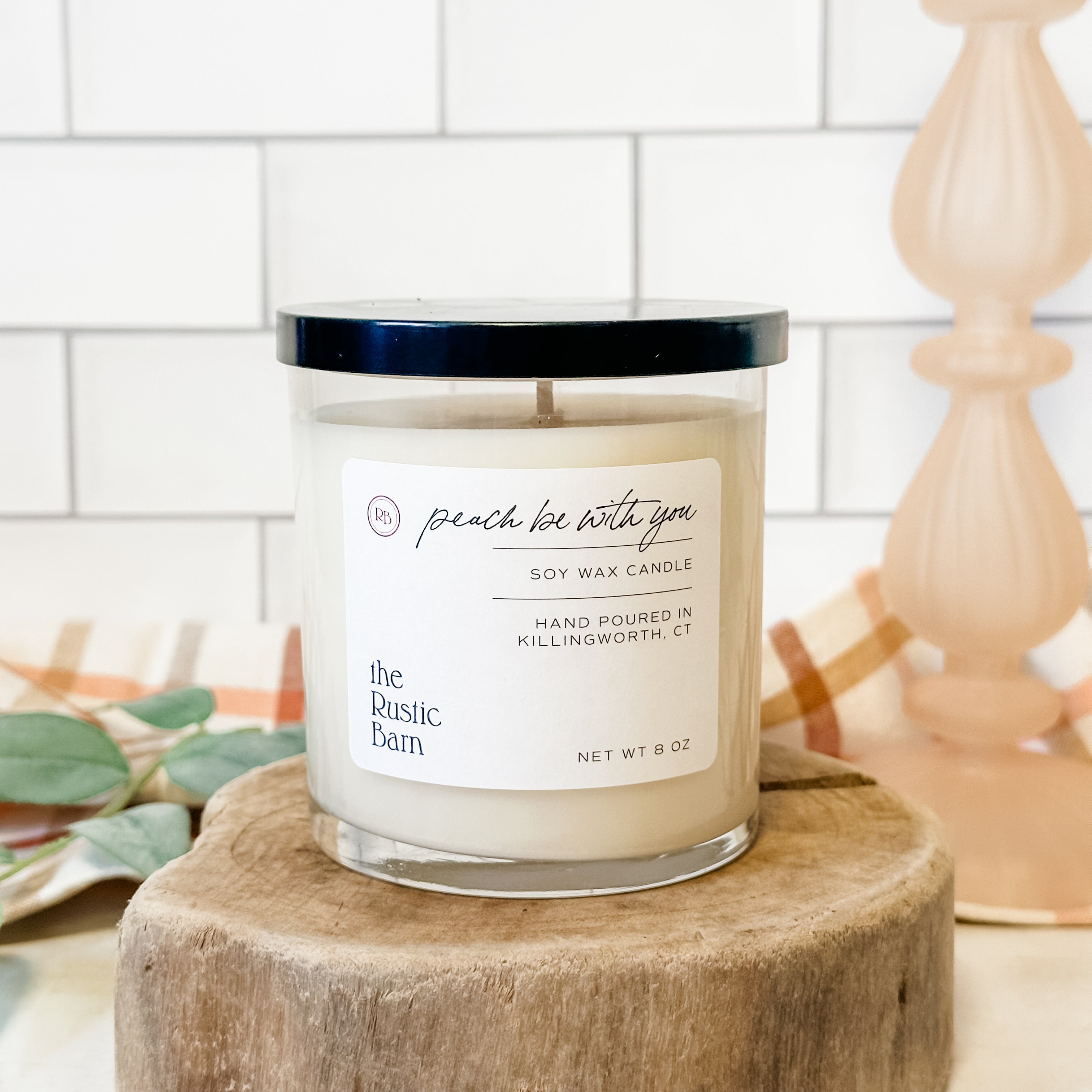 Peach Be With You Hand Poured Soy Candle