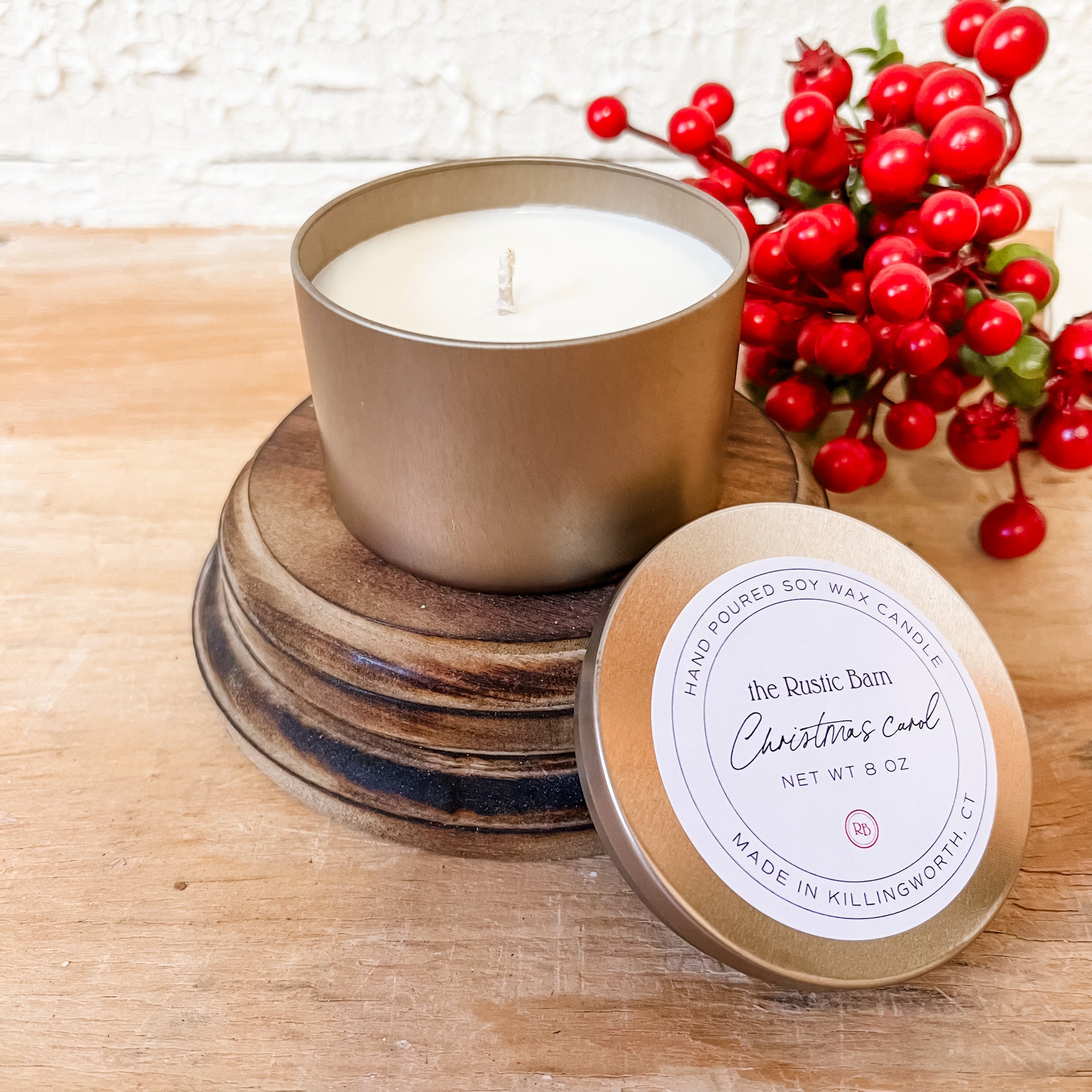 Christmas Carol Hand Poured Soy Candle