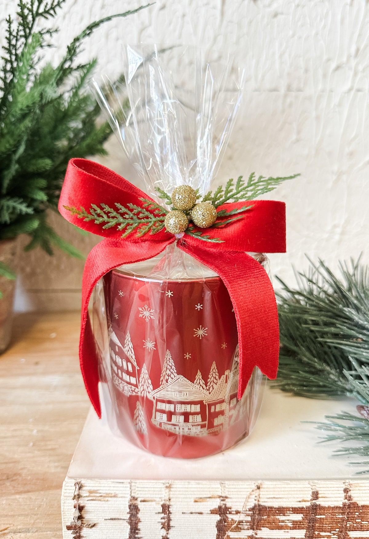 hand poured soy winter scented candles at the rustic barn in killingworth ct