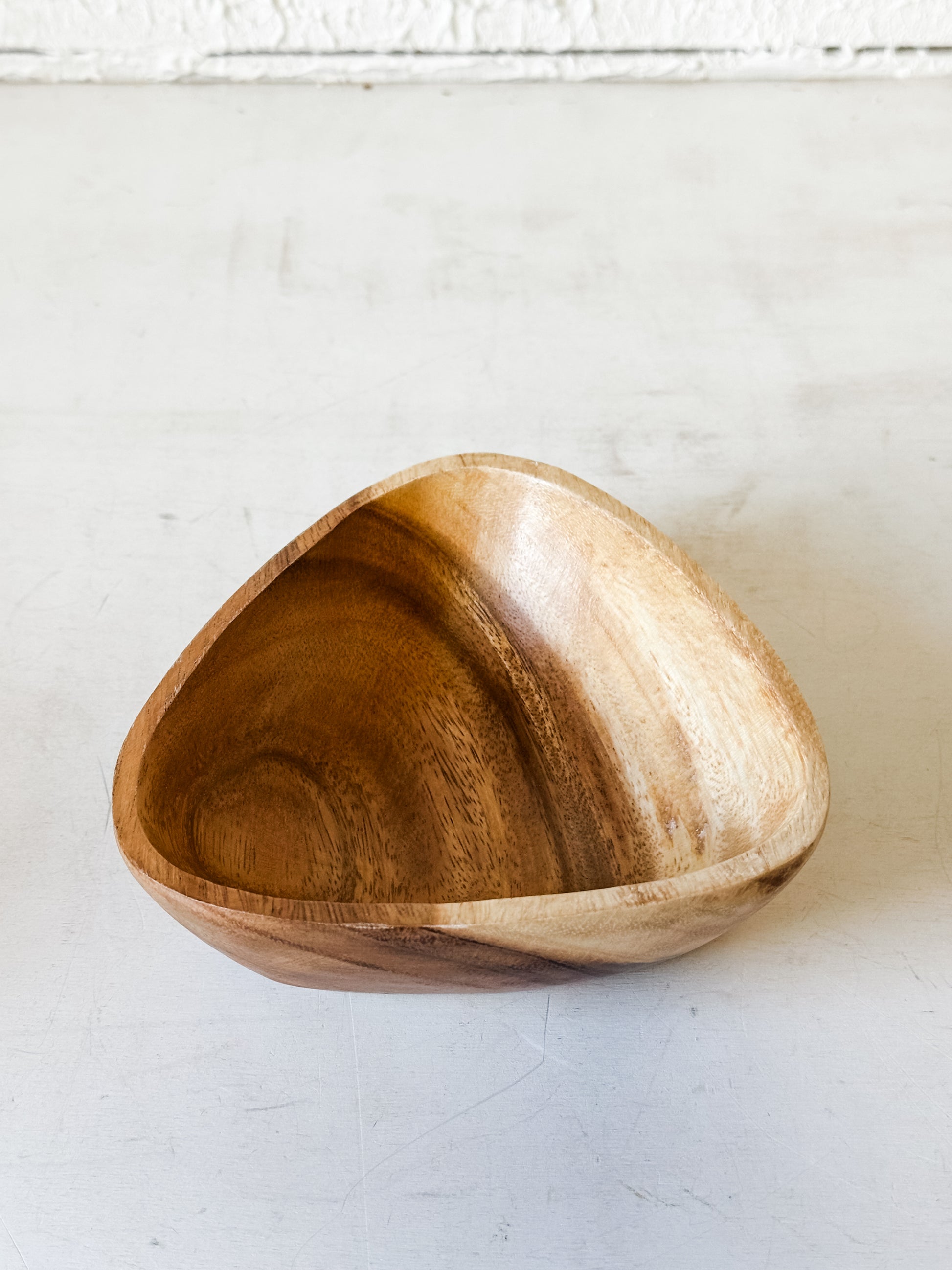 hand-crafted acacia wood nesting bowls in 4 sizes at the rustic barn in killingworth ct