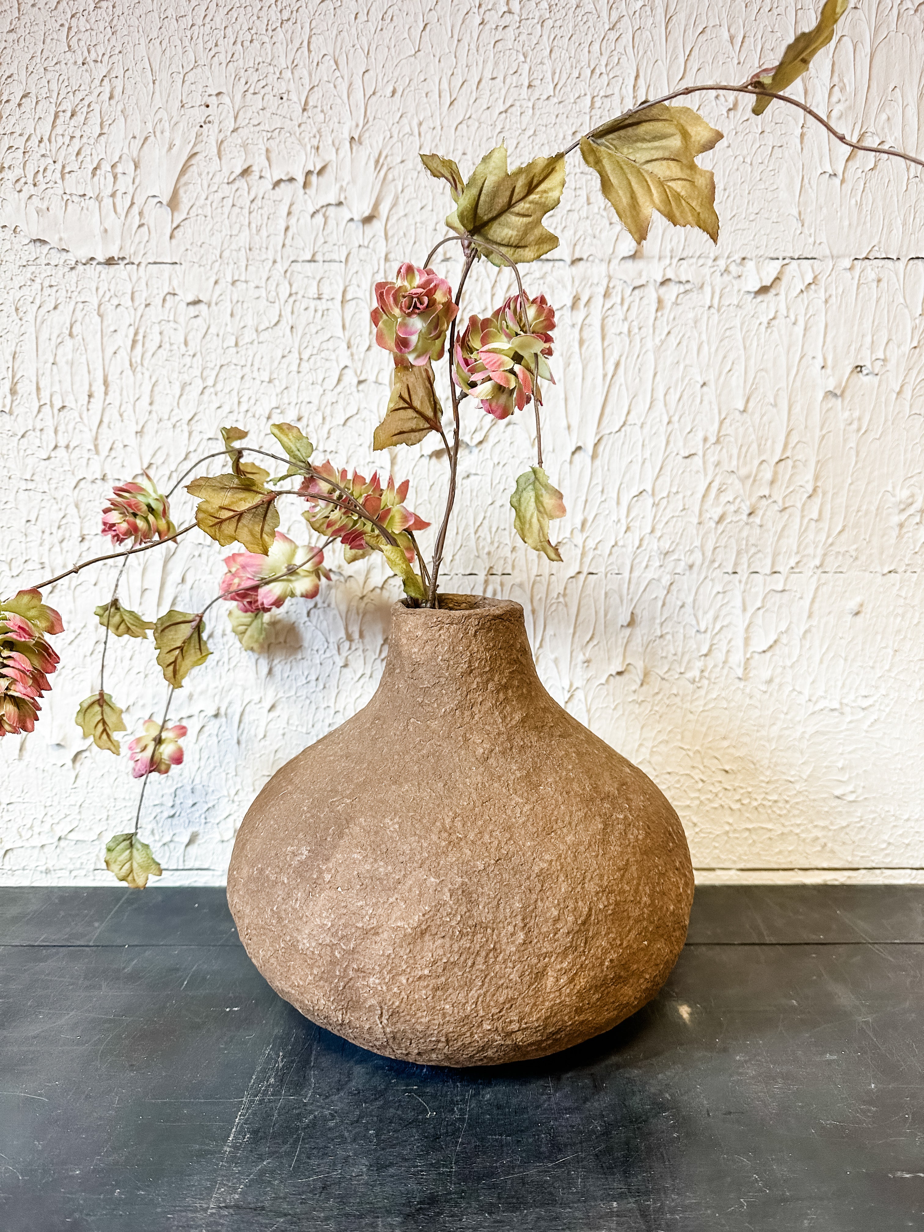 Handmade Paper Mache Vase