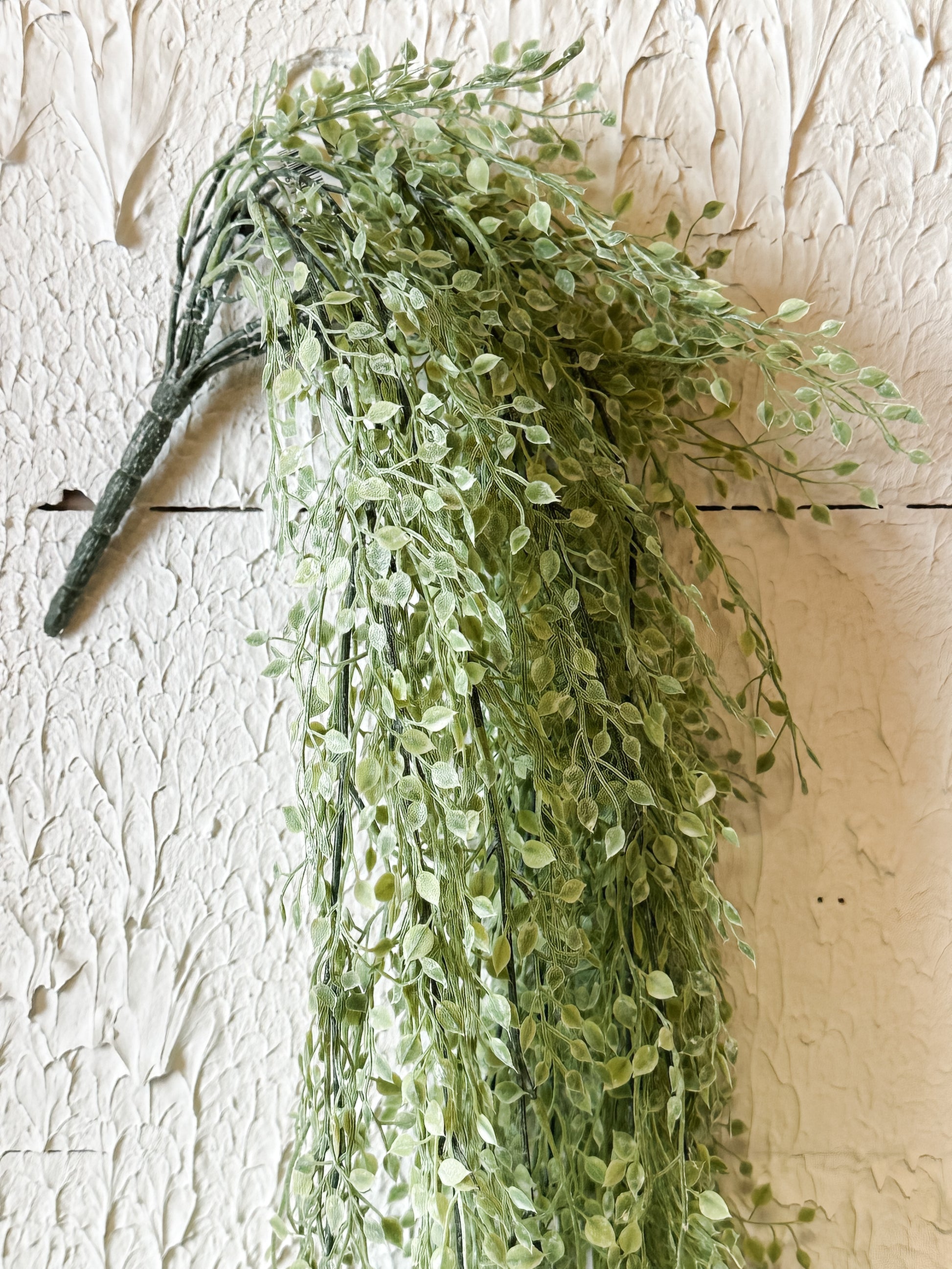 hanging baby tears faux bush at the Rustic  Barn in Killingworth, CT