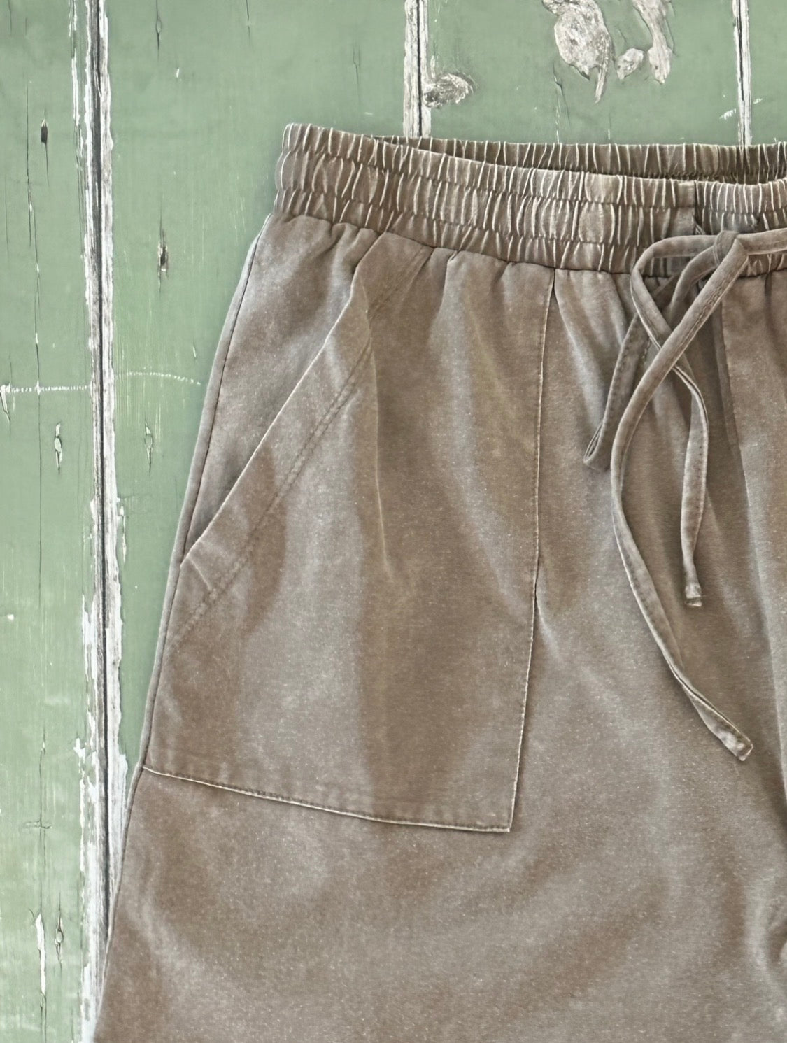 Highline High-Waisted Cargo Pull-On Pants at the Rustic Barn in Killingworth, CT
