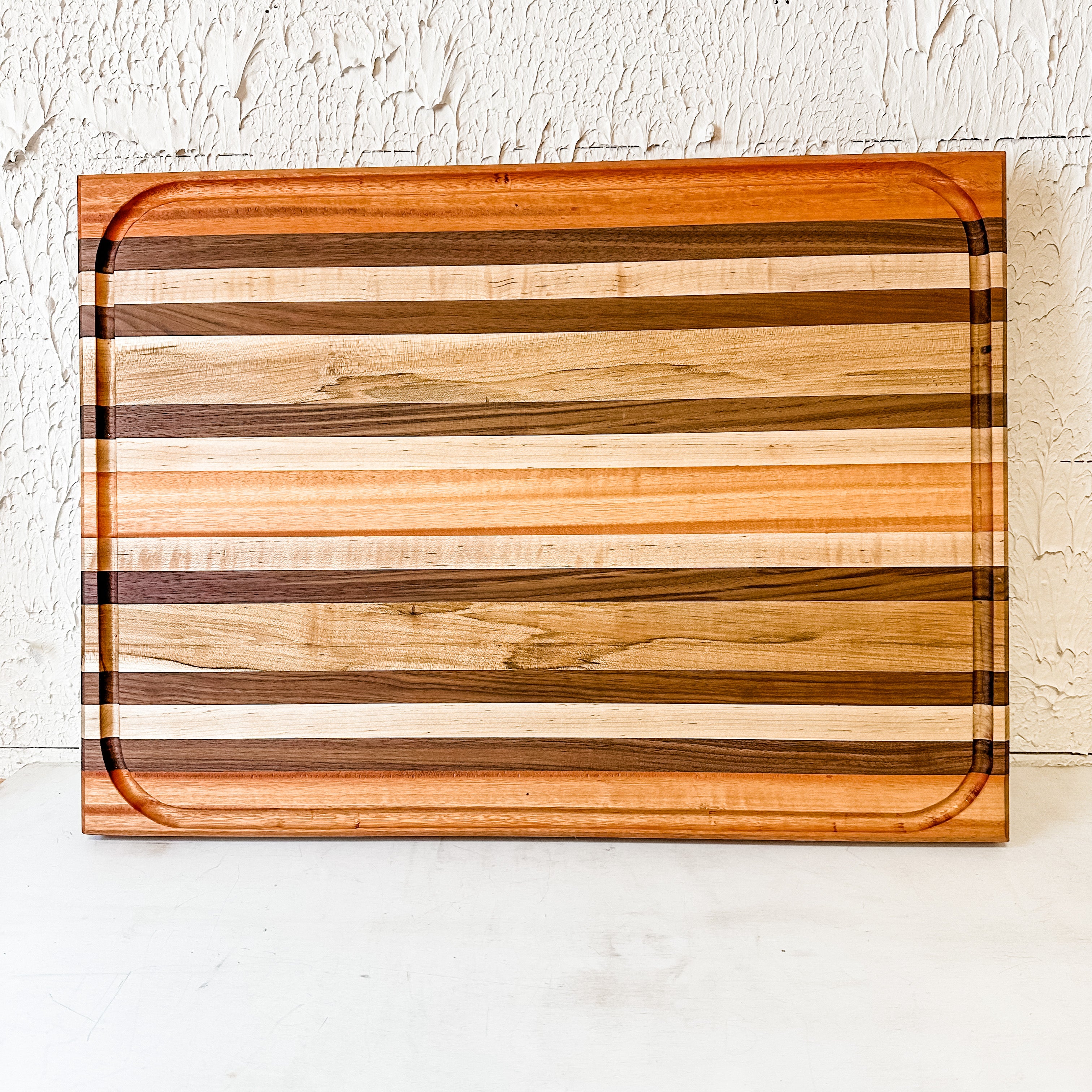 hand made cutting board with juice catcher the rustic barn ct