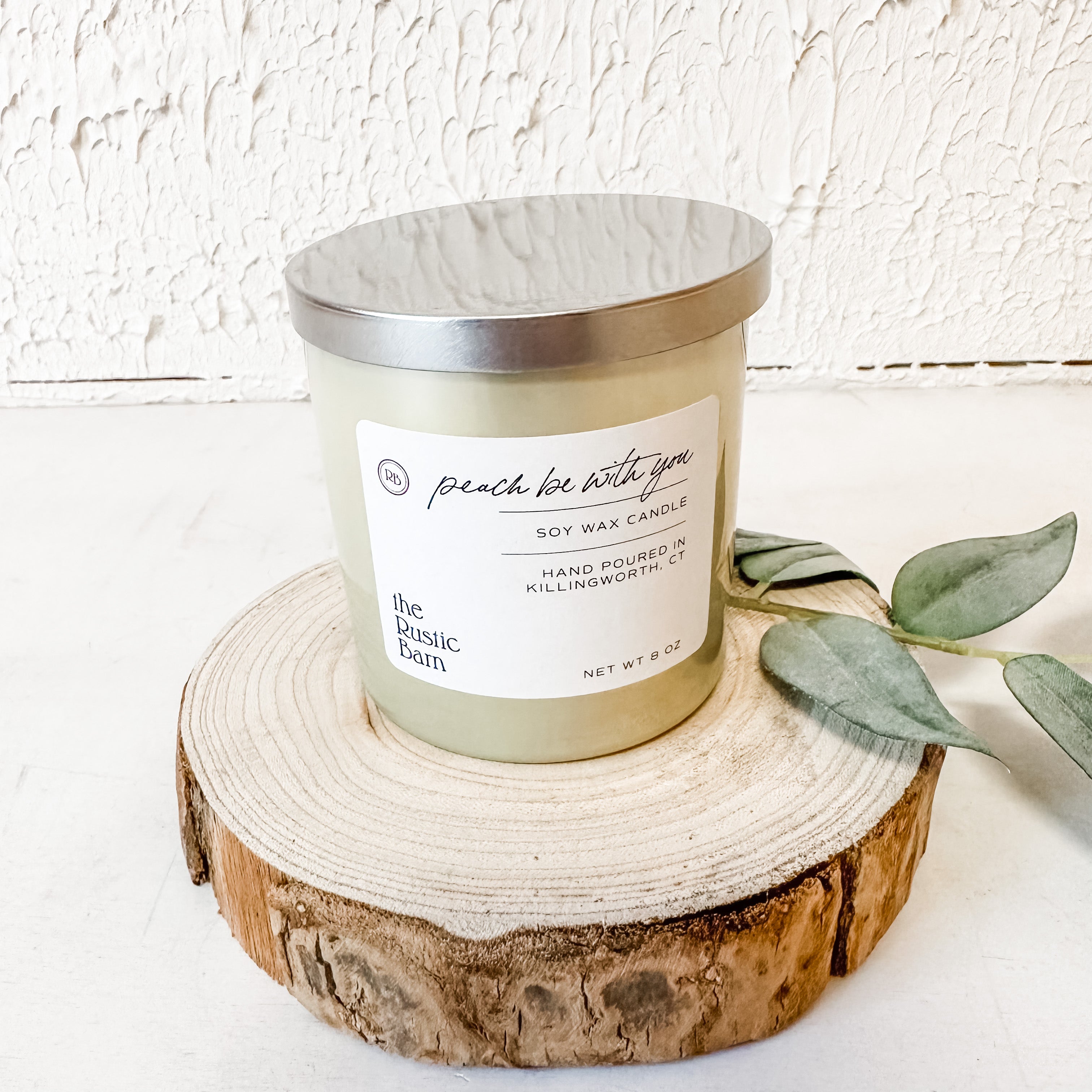 Peach Be With You Hand Poured Soy Candle