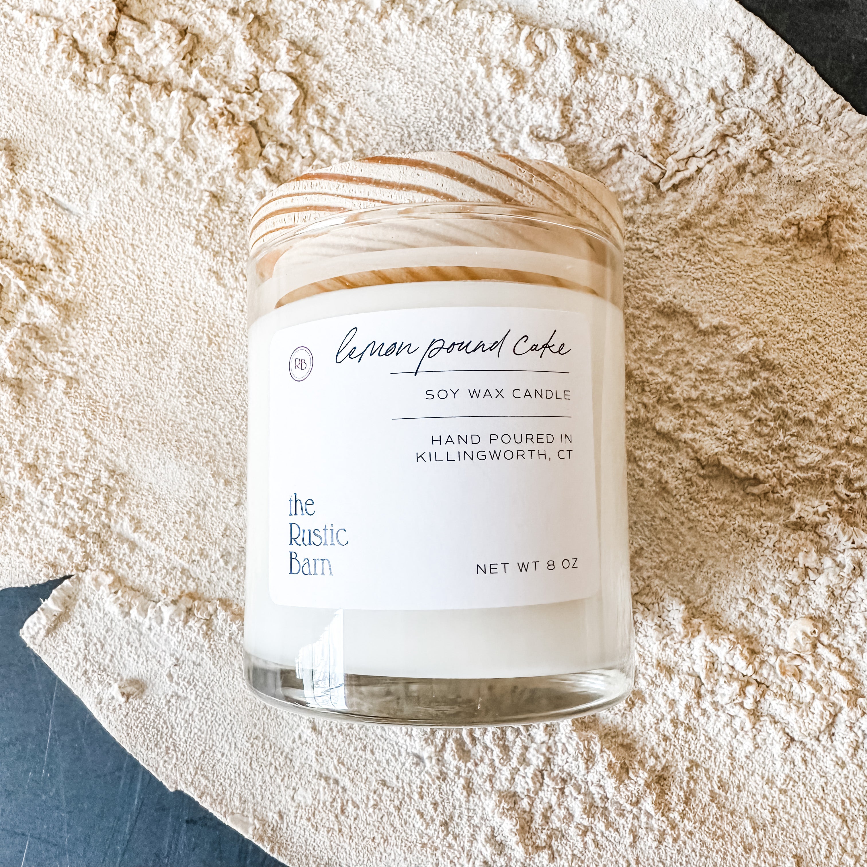 Lemon Pound Cake Hand Poured Soy Candle