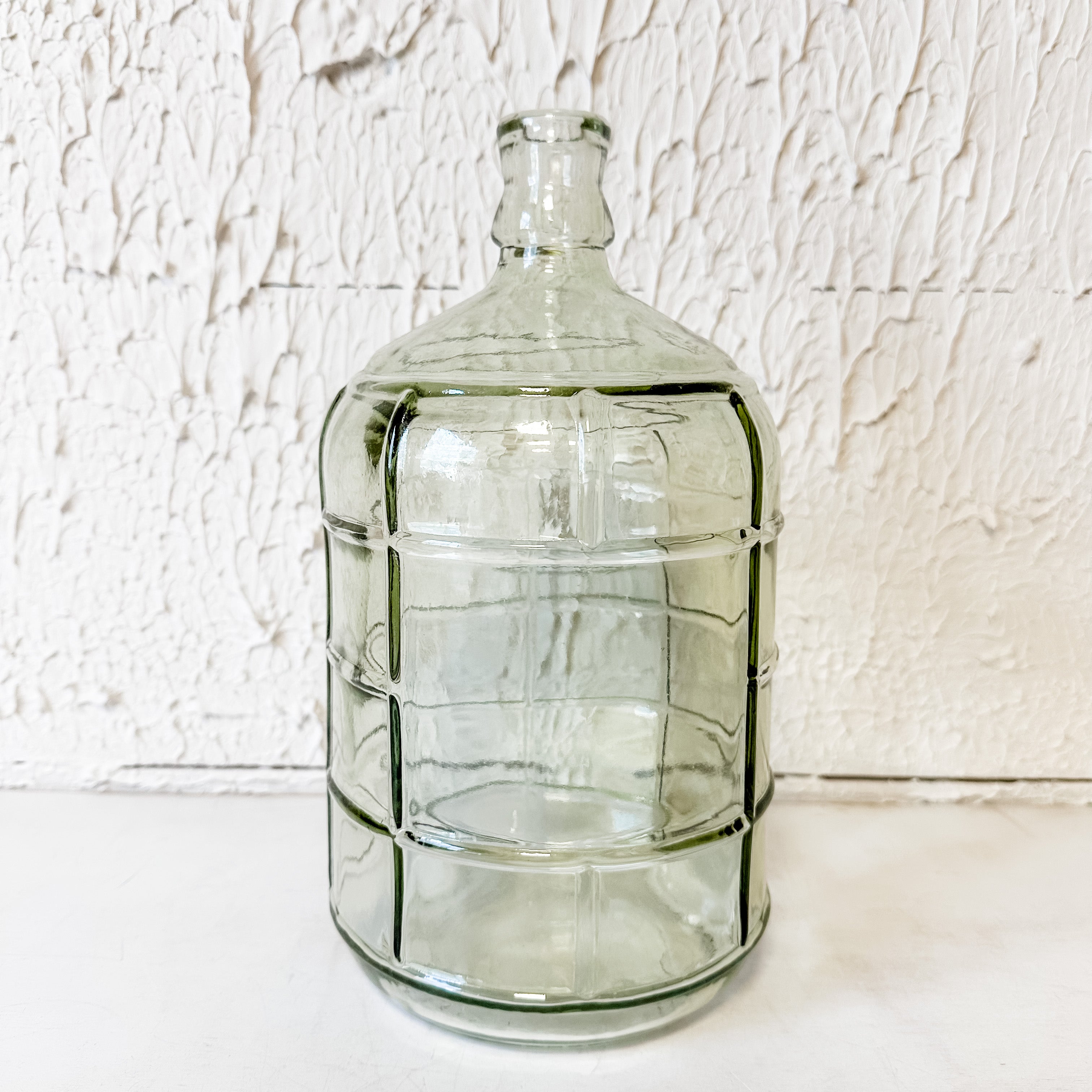 Glass Vintage Round Bottle, Small