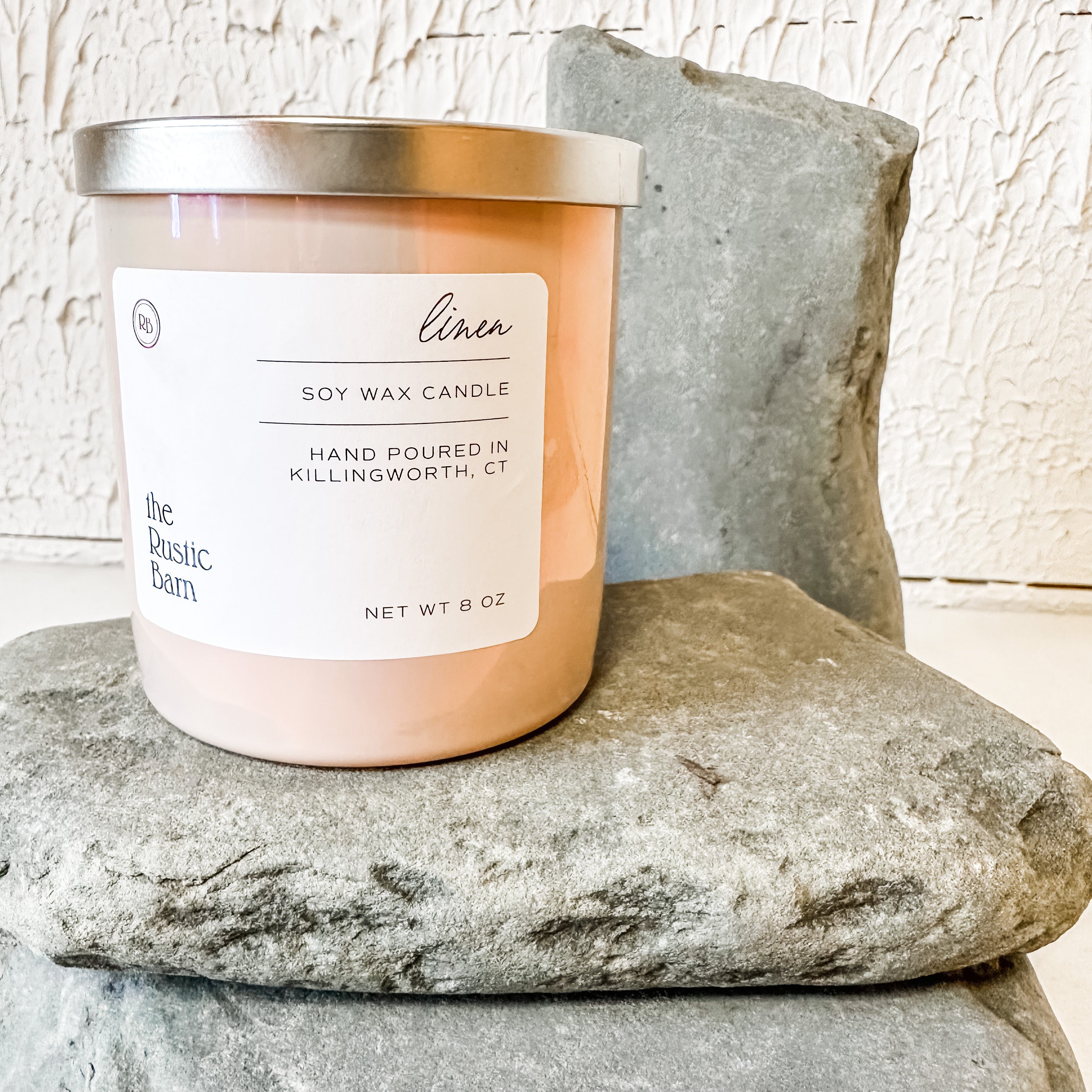 Linen Hand Poured Soy Candle