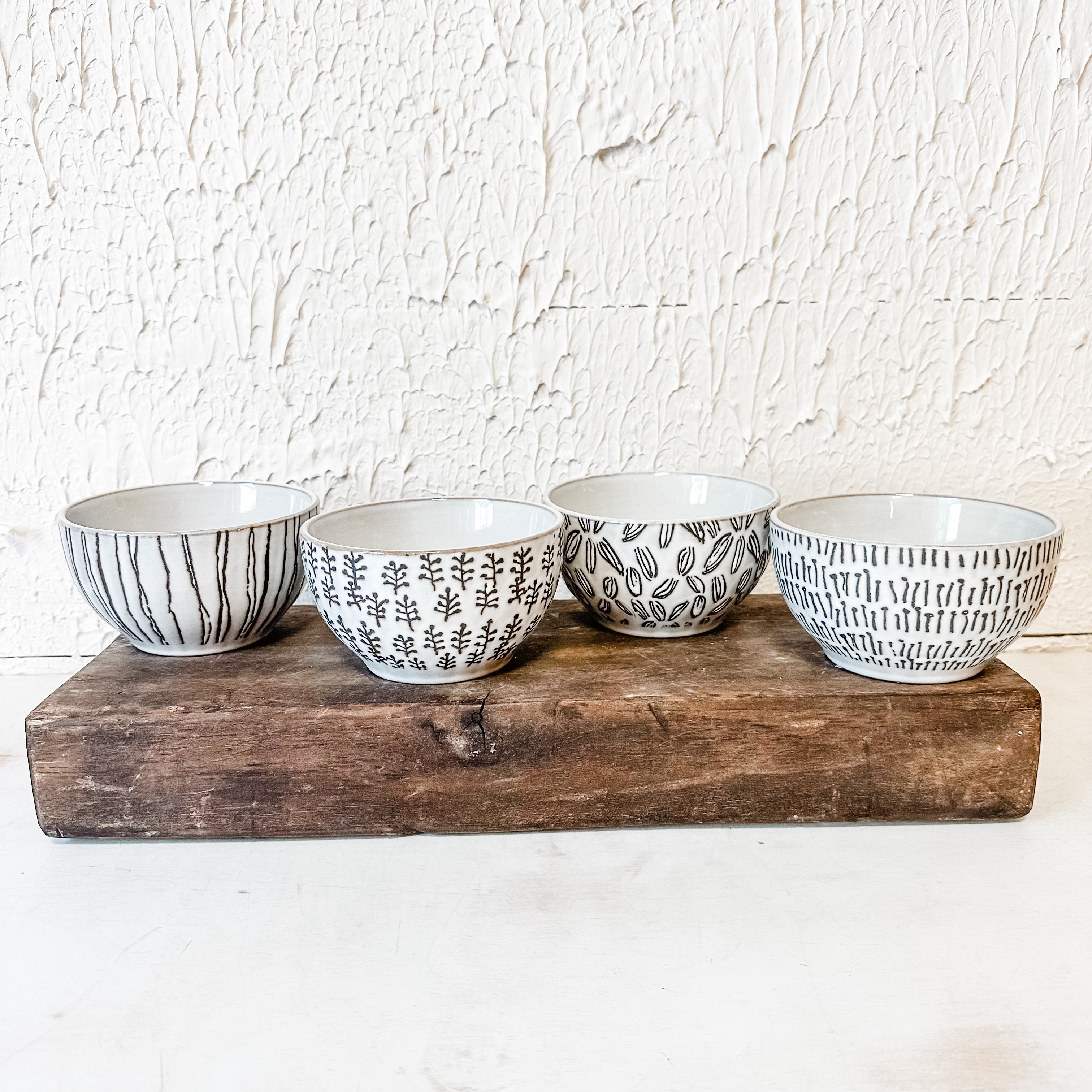 black and white cermic bowls the rustic barn ct