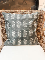 indian print linen blend pillow at the rustic barn in Killingworth ct