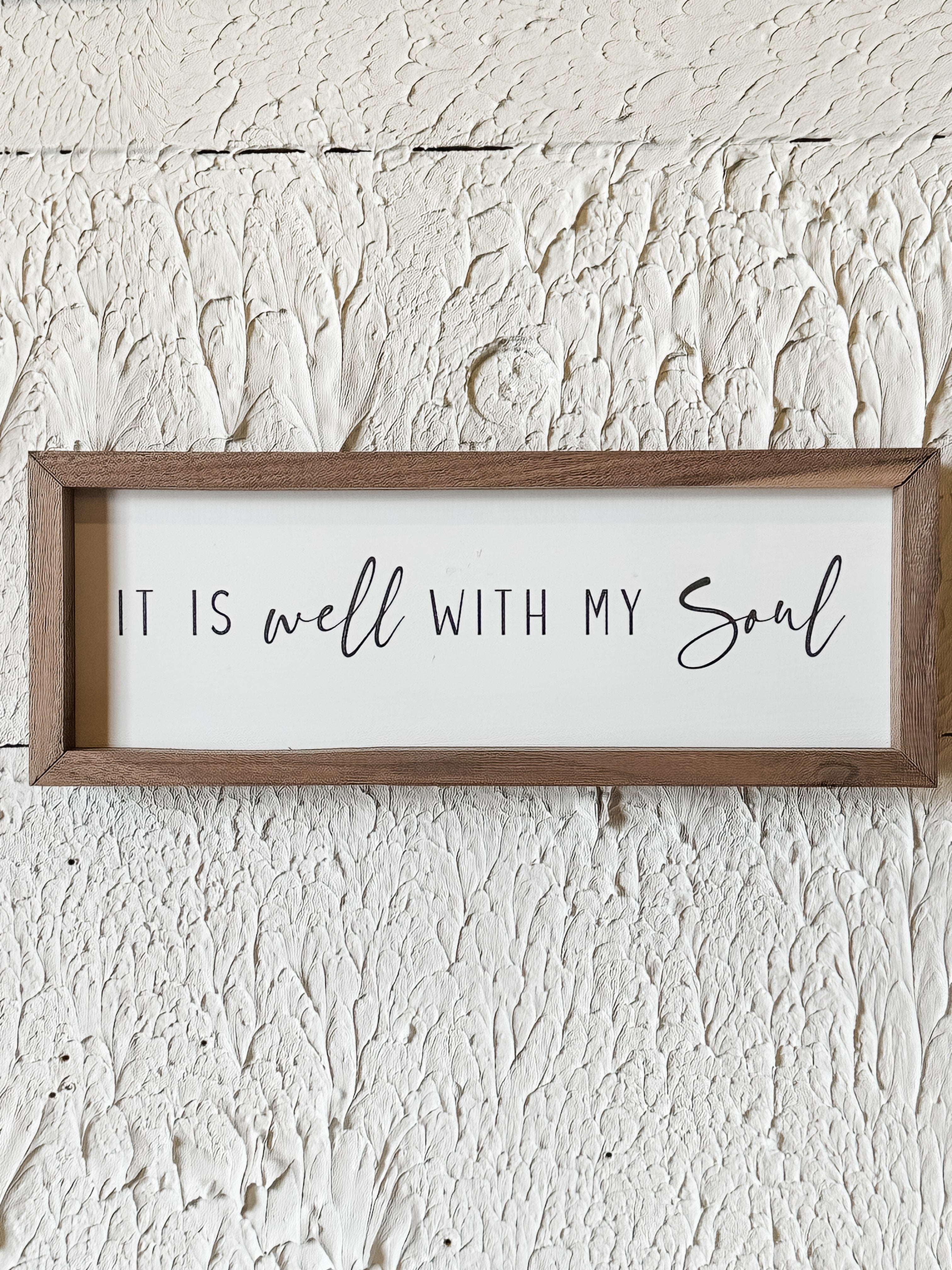 It Is Well With My Soul Wall Art at the Rustic Barn in Killingworth, CT