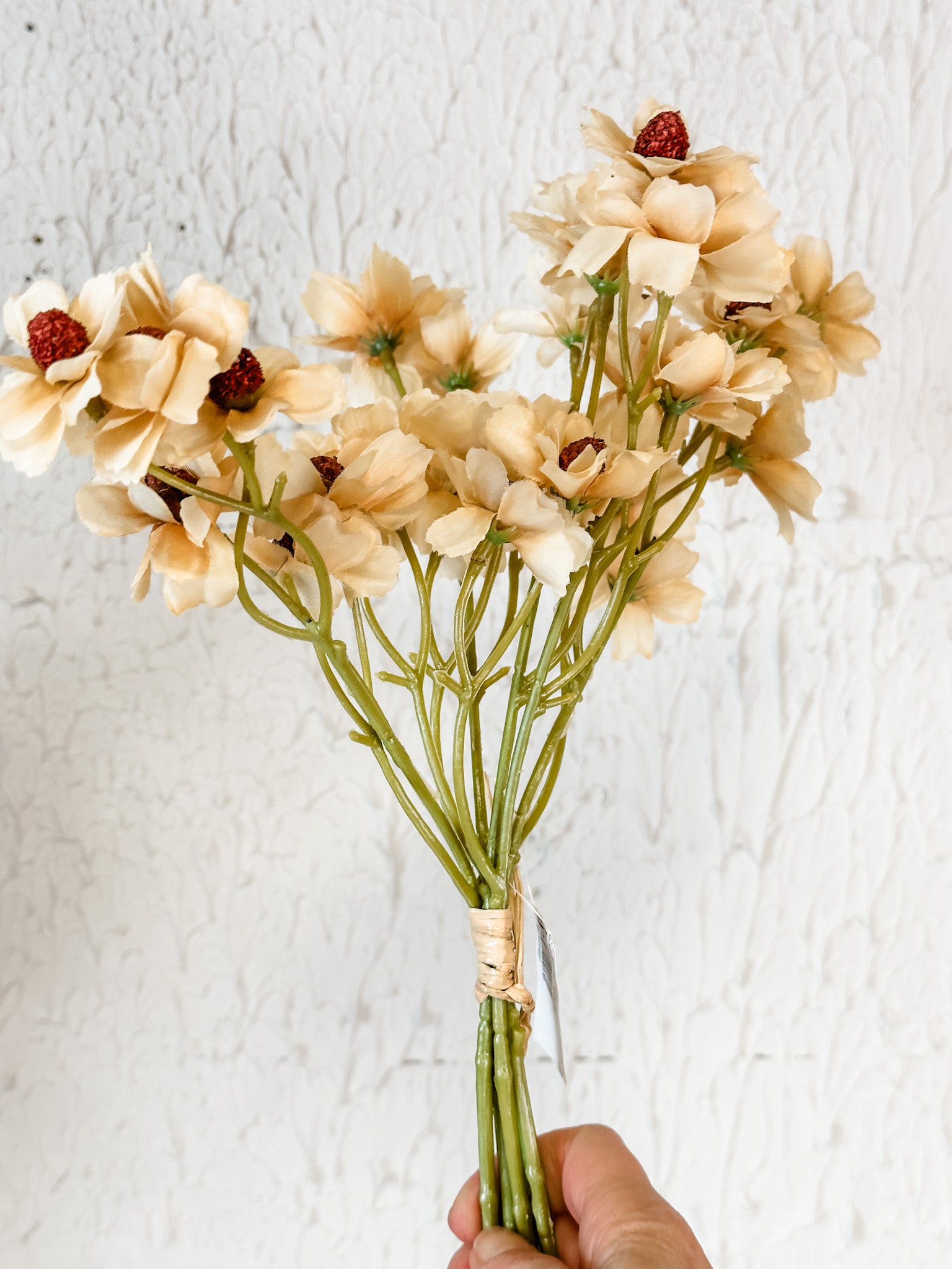 ivory faux cosmos summer bundle at the rustic barn in killingworth ct