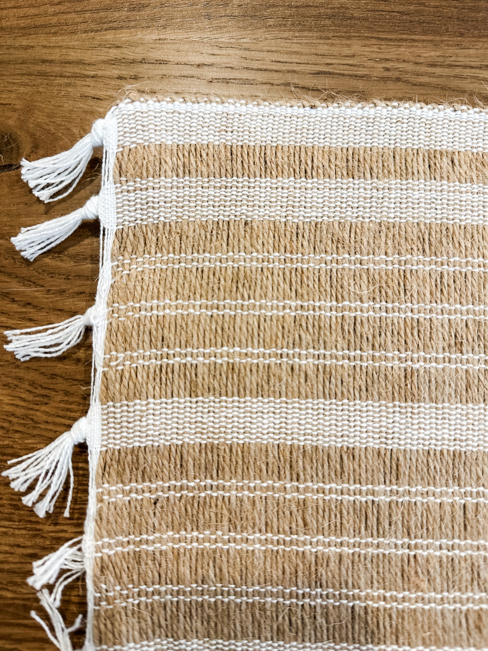 jute and cotton set of 4 placemats at The Rustic Barn in Killingworth, CT