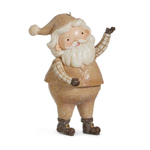 5" Whimsical Santa Ornament