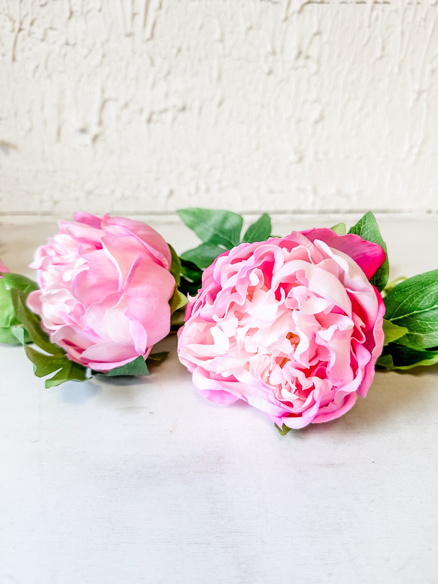 long stem pink peony stem at the rustic barn in killingworth ct
