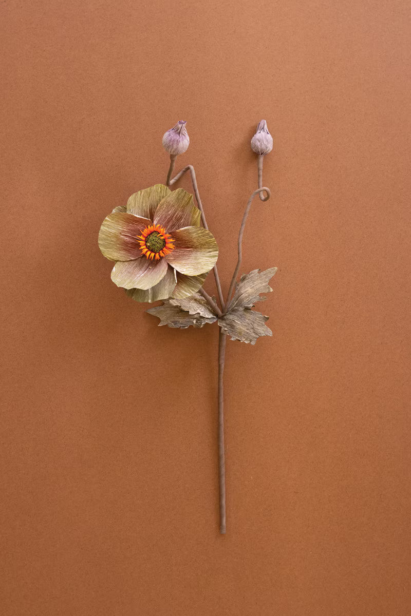 long stem soft green and purple botanical stem at the rustic barn in Killingworth ct