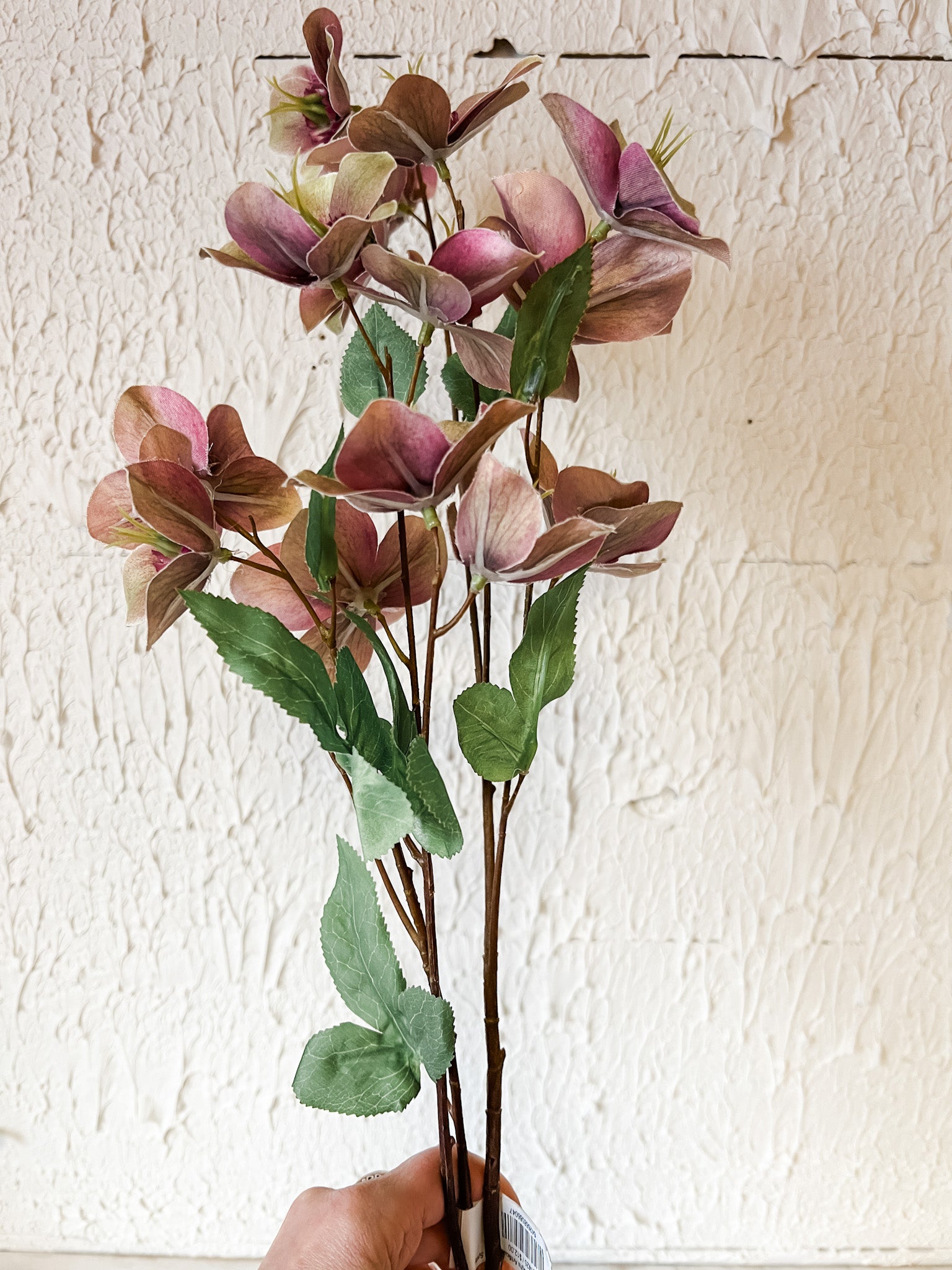 long stem spring faux florals at the rustic barn in killingworth ct