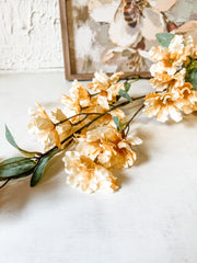 long stem yellow spring faux flower at the rustic barn in killingworth ct