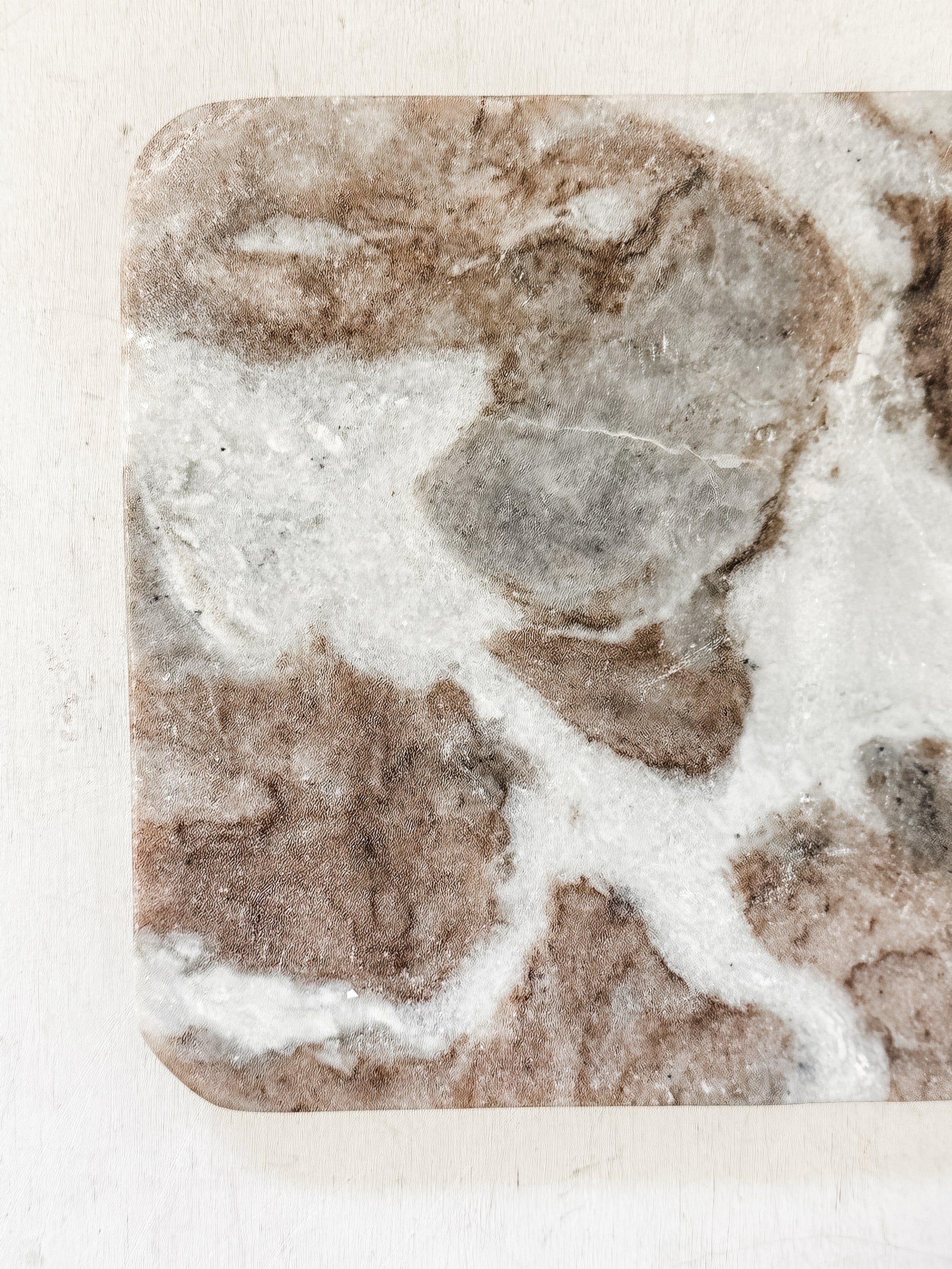 marble serving chopping board at The Rustic Barn in Killingworth, CT