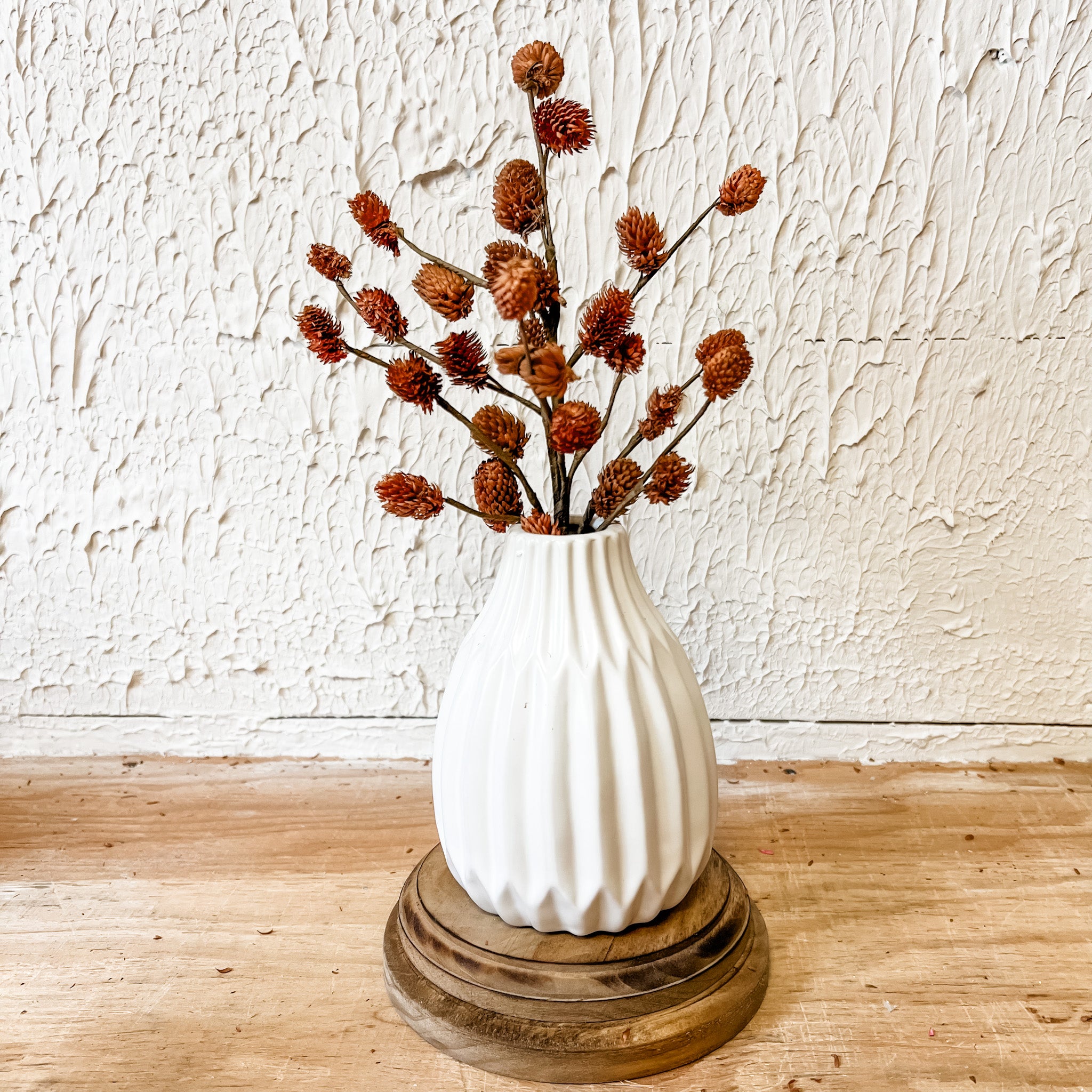 Matte White Ceramic Vase