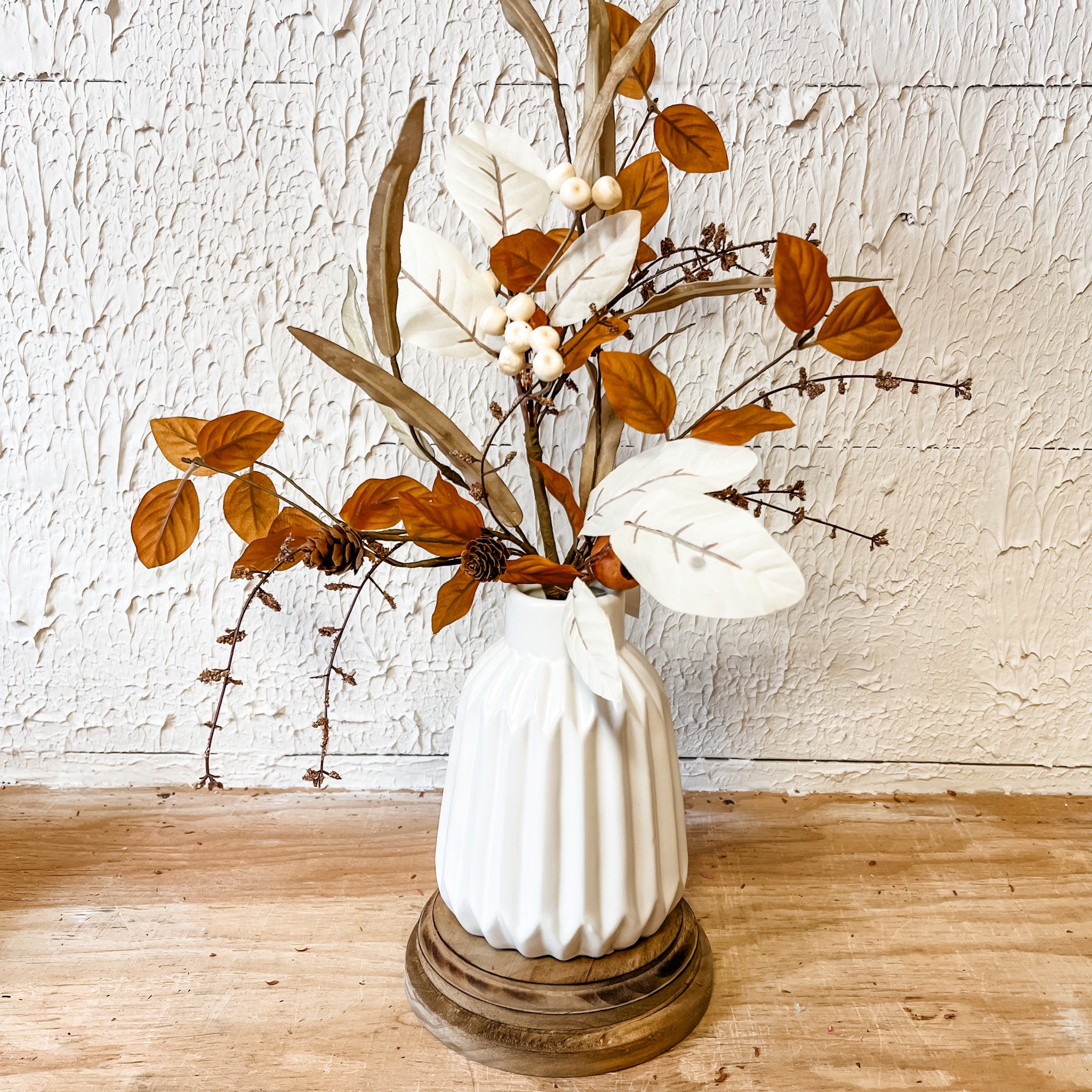 Matte White Ceramic Vase