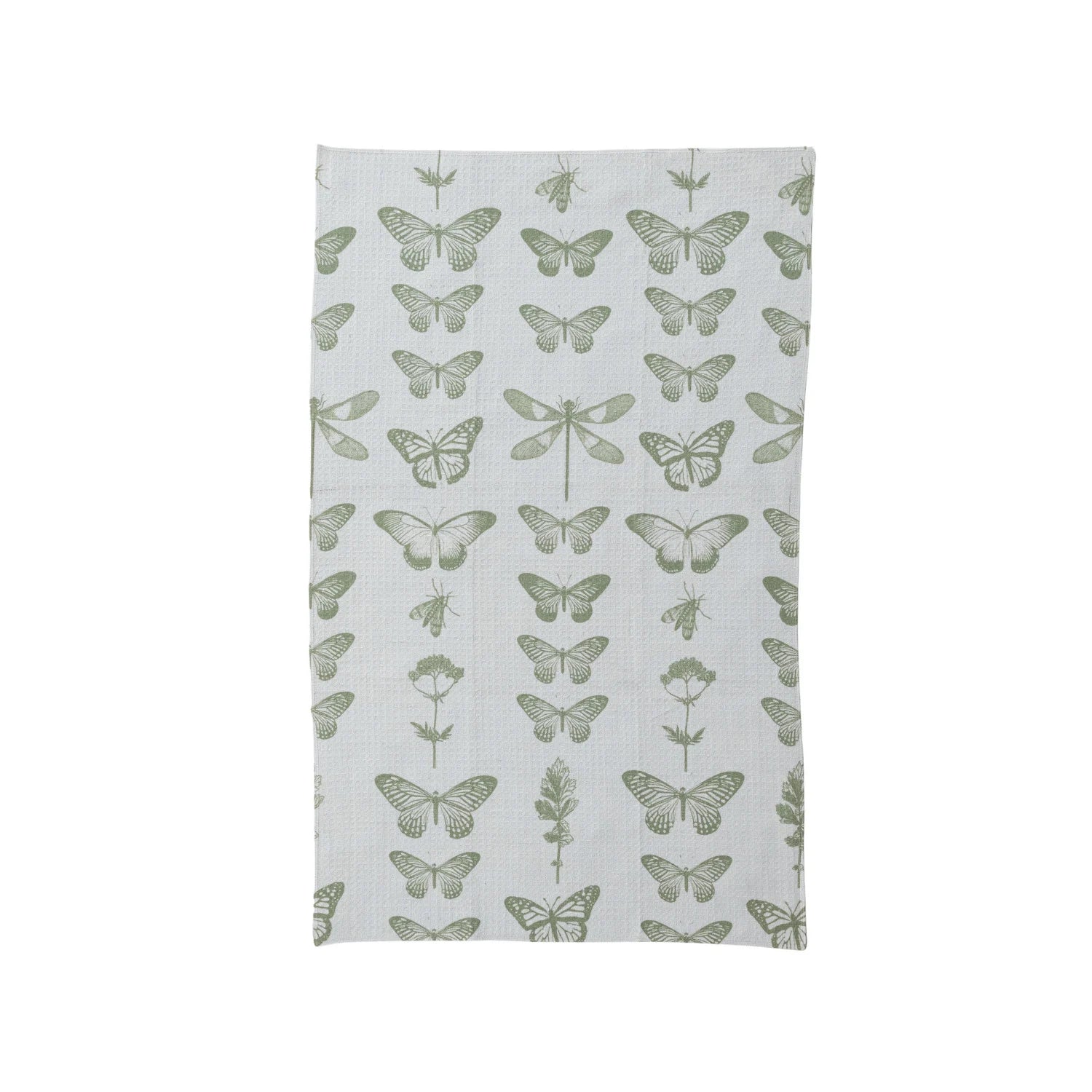 Microfiber Insect & Floral Tea Towel