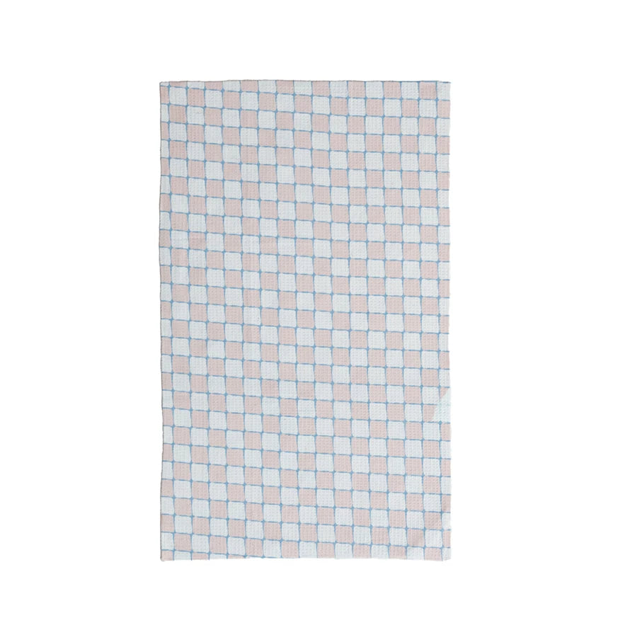 Check Pattern Microfiber Tea Towel