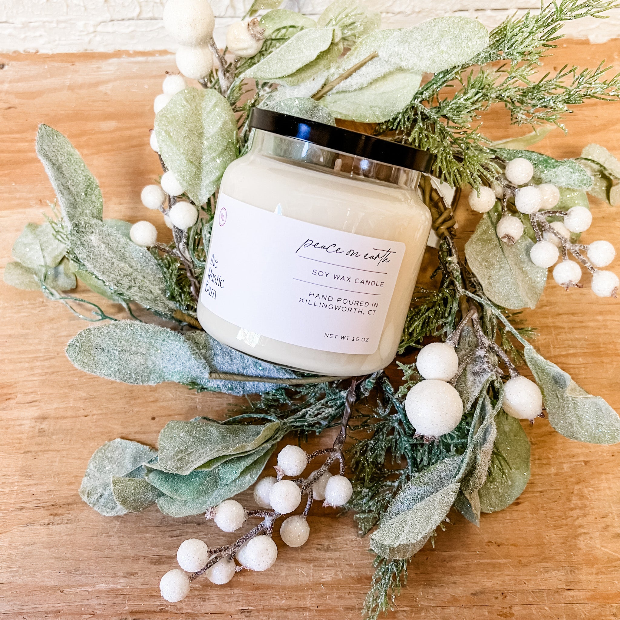 Peace On Earth Hand Poured Soy Candle