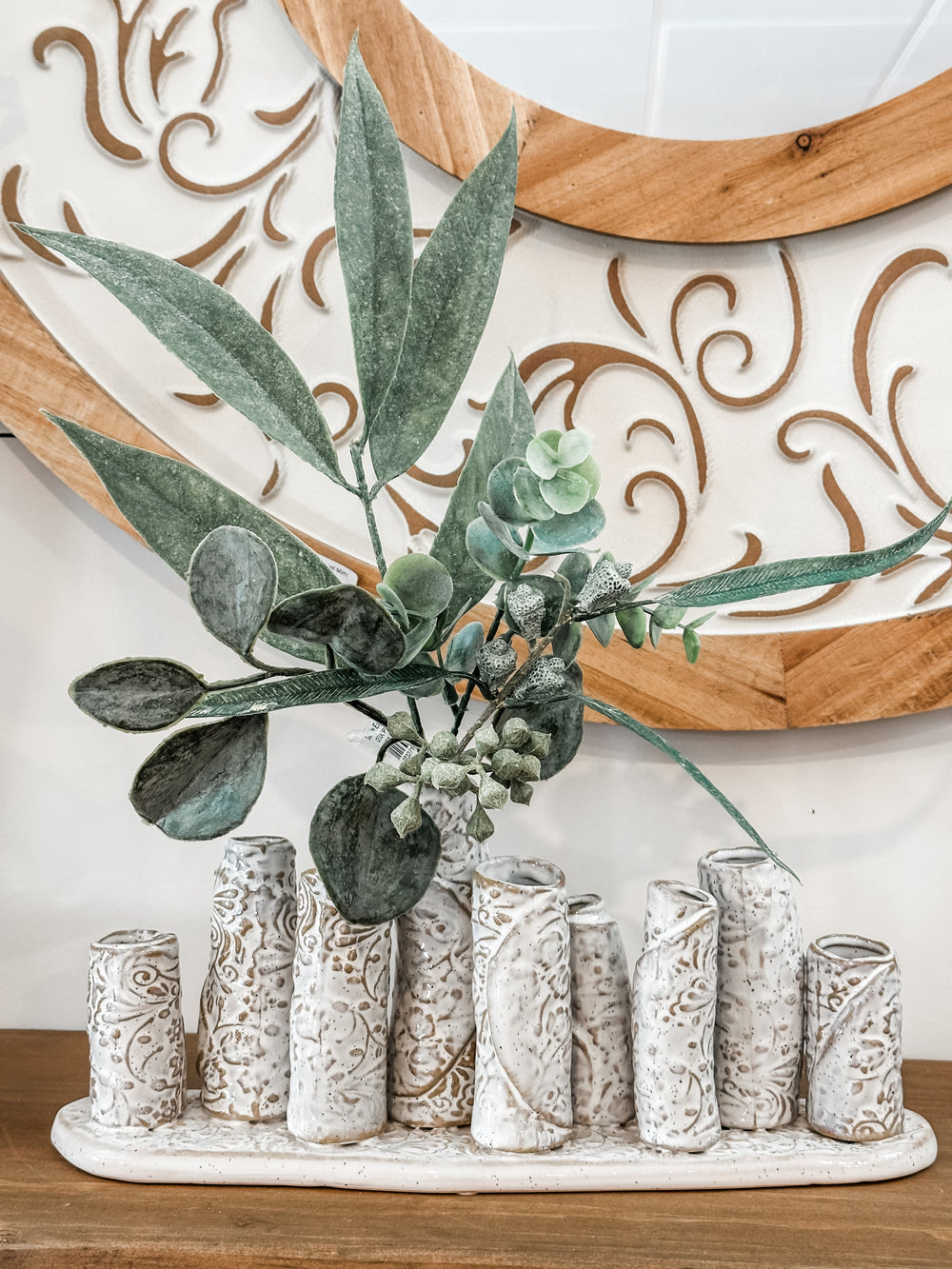 multi vase display at The Rustic Barn in Killingworth, CT