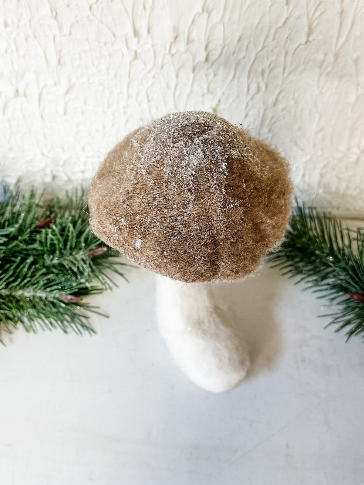 Whimsical Mushroom decor for christmas holidays for sale at the rustic barn in killingworth, CT