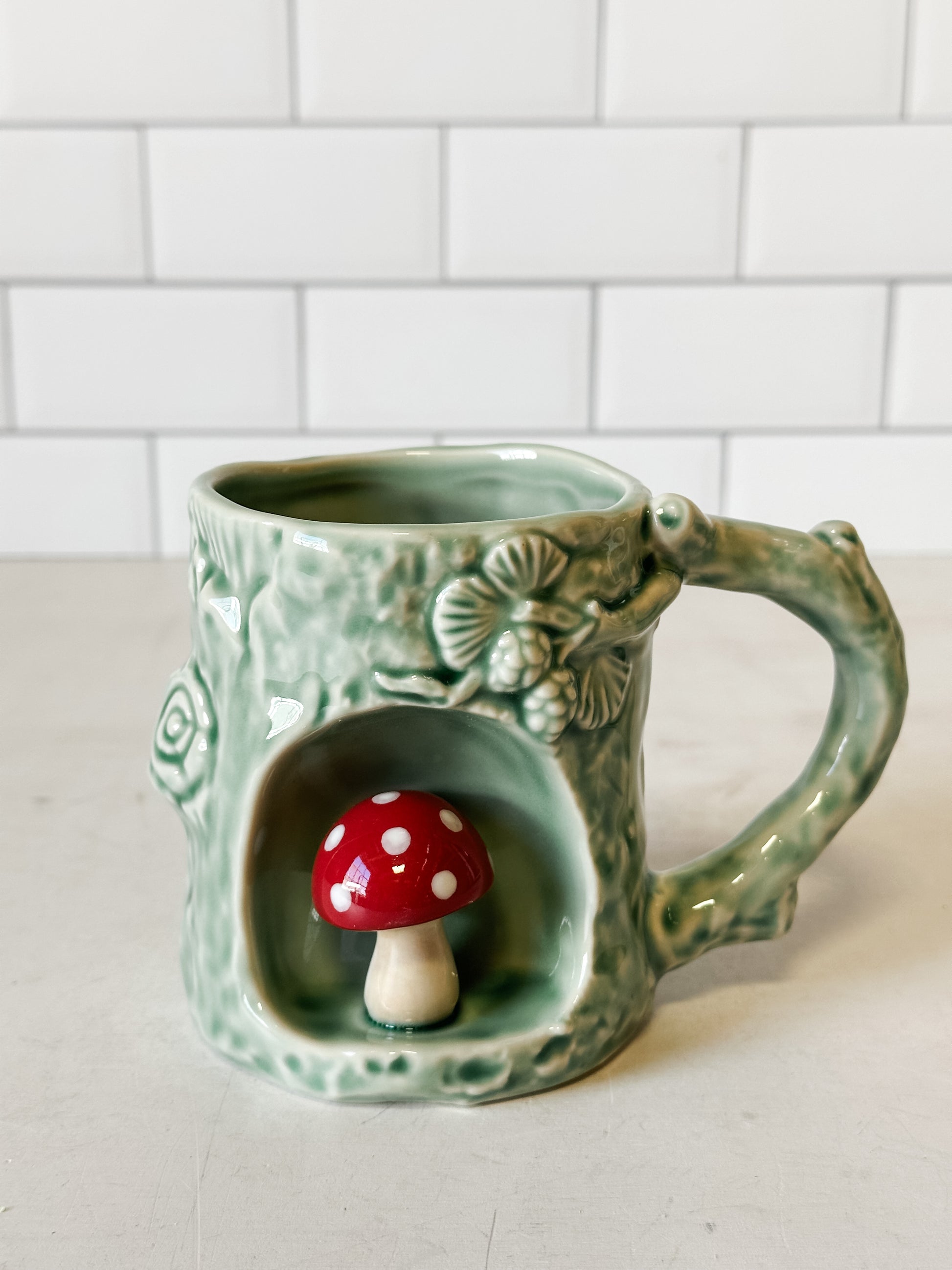 Nature Inspired Stoneware Alcove Mug at the Rustic Barn in Killingworth, CT