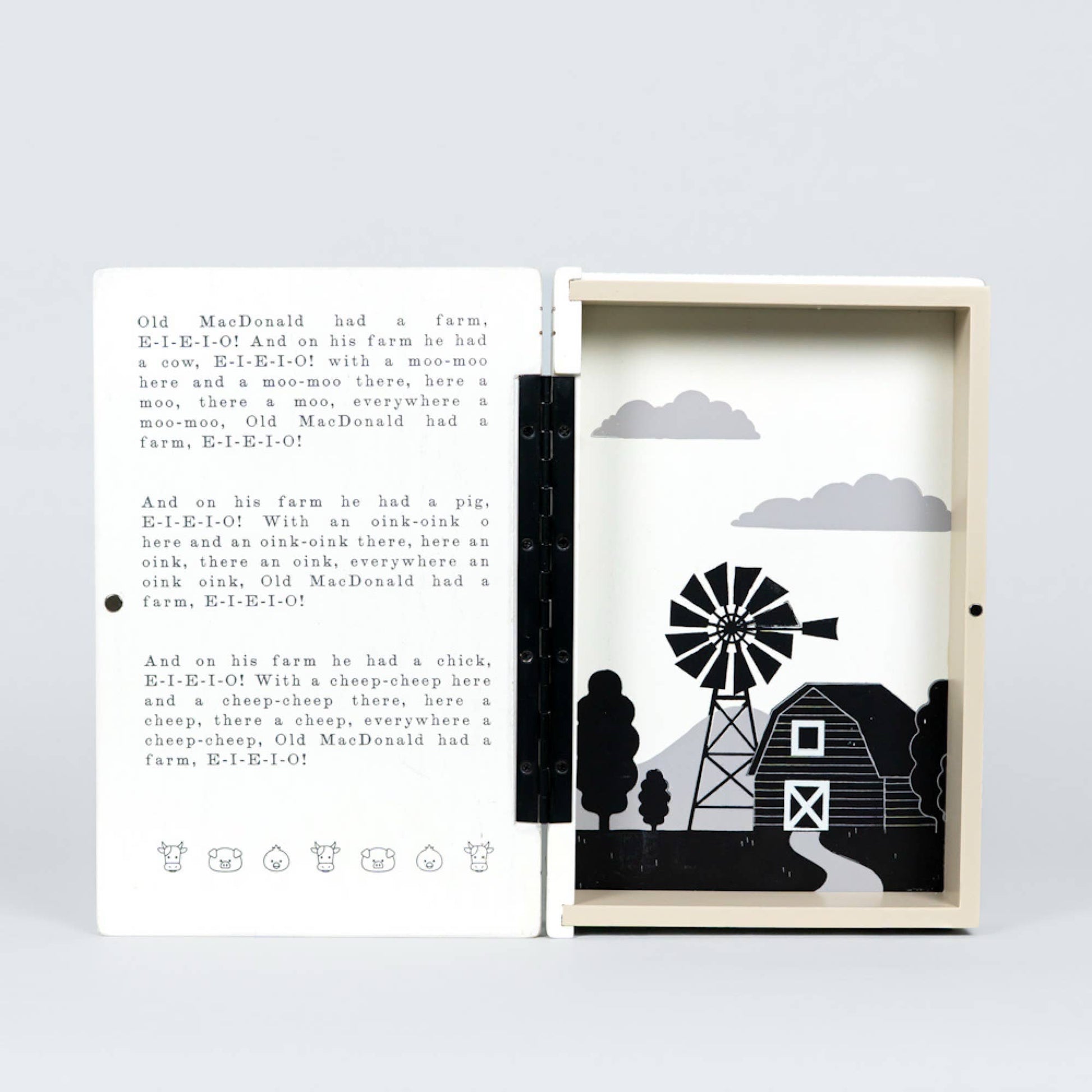 Old MacDonald Wooden Storybook Gift Set at the Rustic Barn in Killingworth, CT